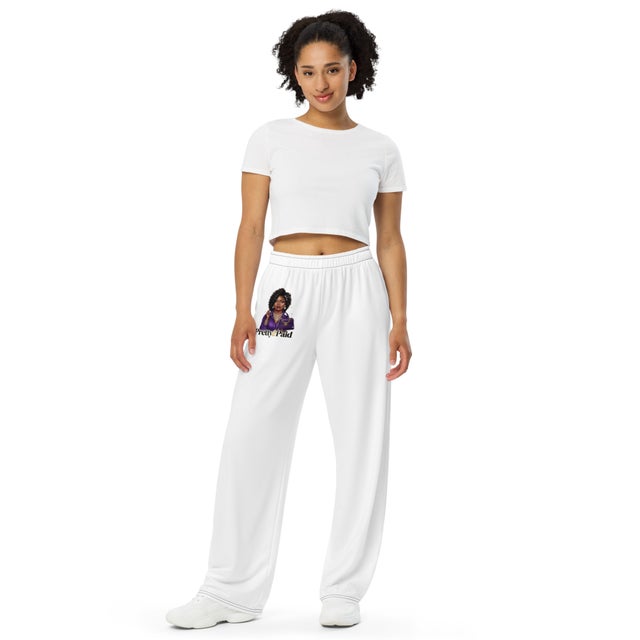 Pretty & Paid All-over print unisex wide-leg pants
