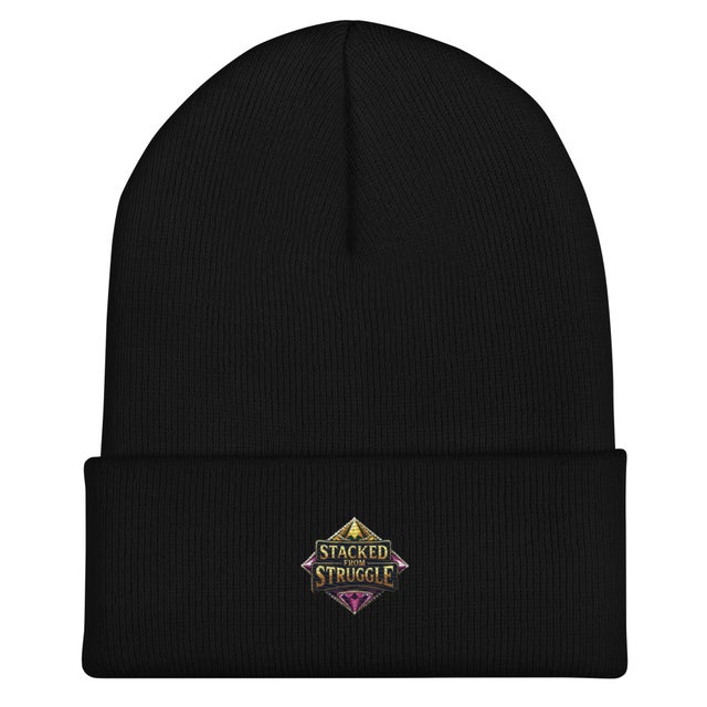 Stacked From Struggle D4 Cuffed Beanie