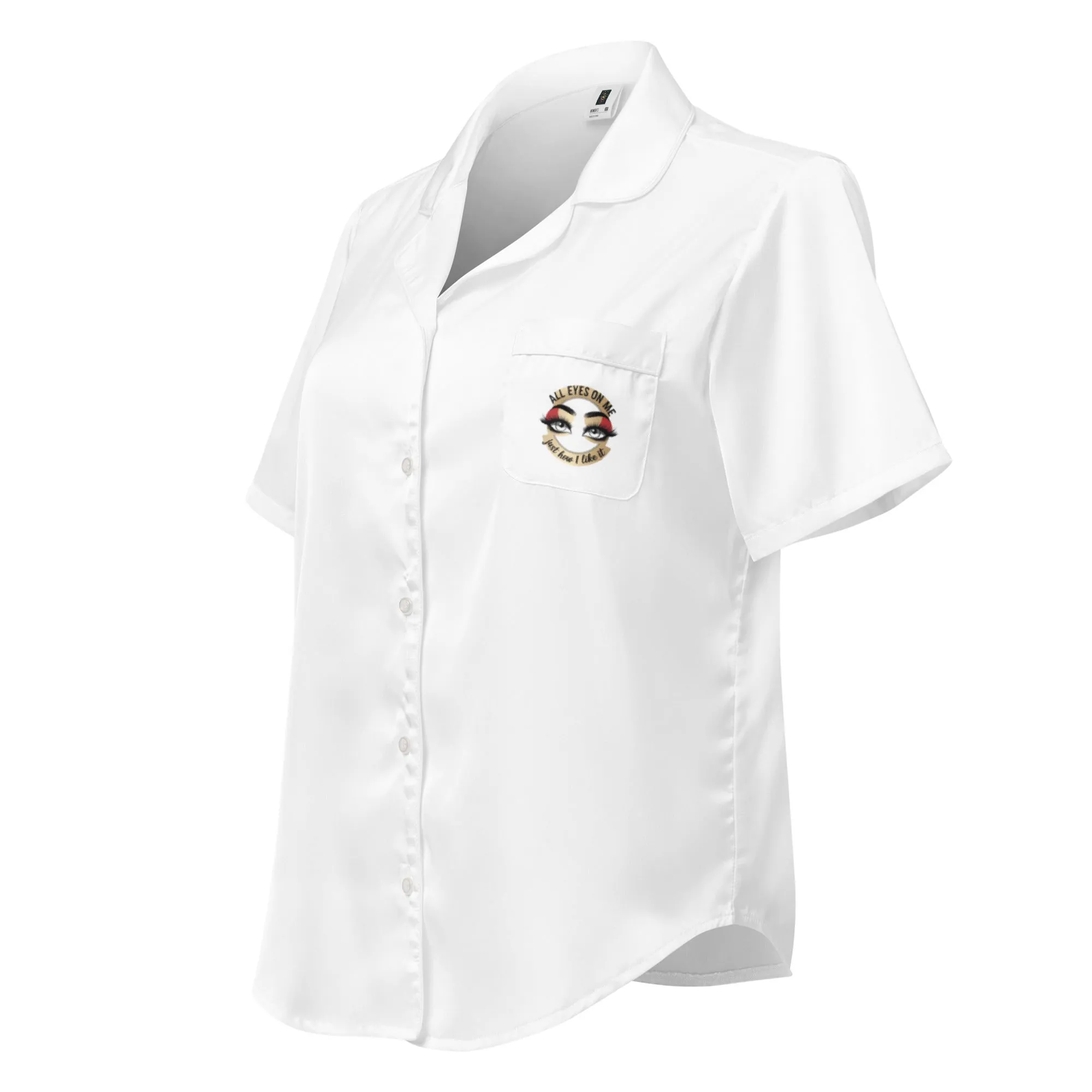 All Eyes On Me Women S Short Sleeve Pajama Top from Dyme Squad