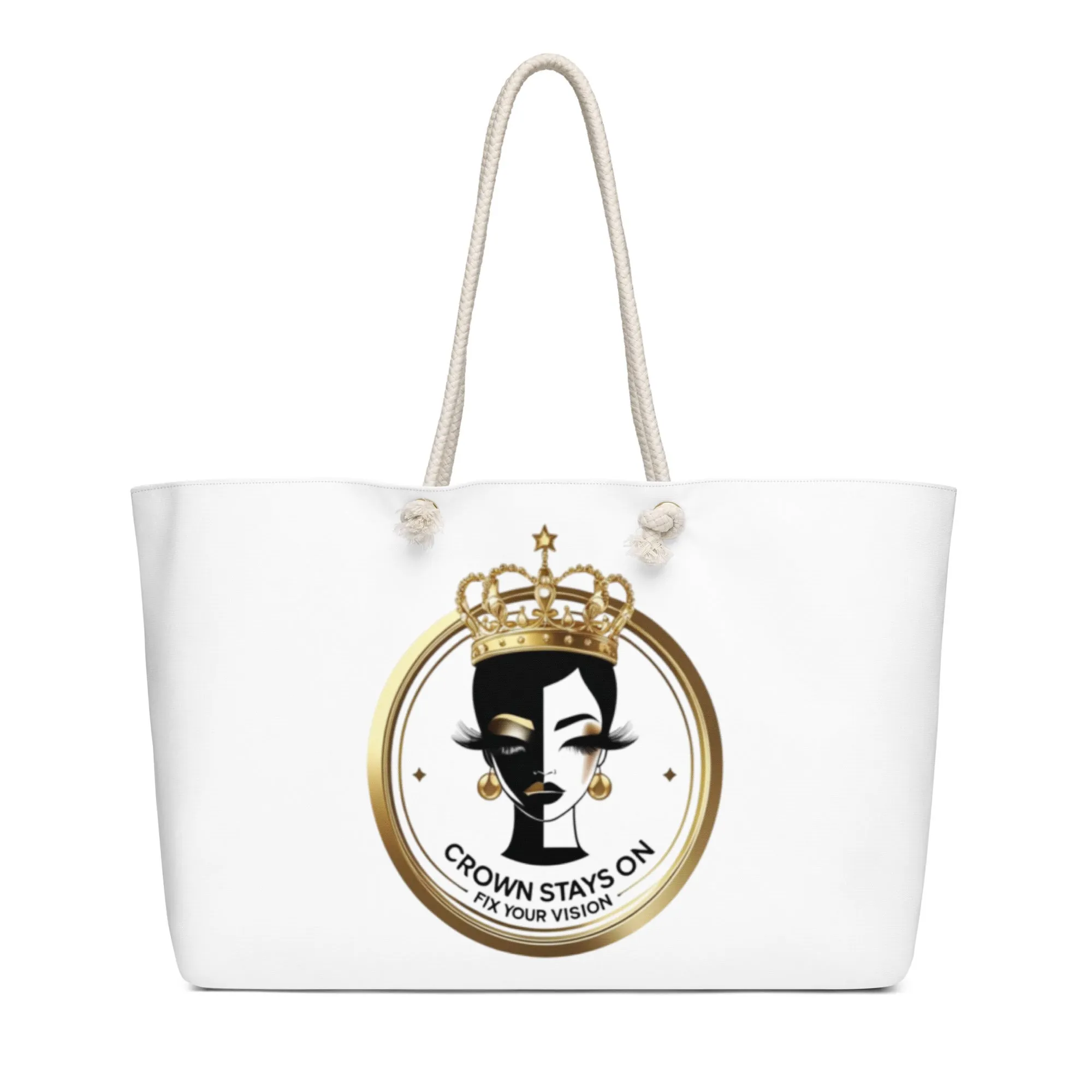 Crown Stays On Oversized Weekender Bag from Dyme Squad