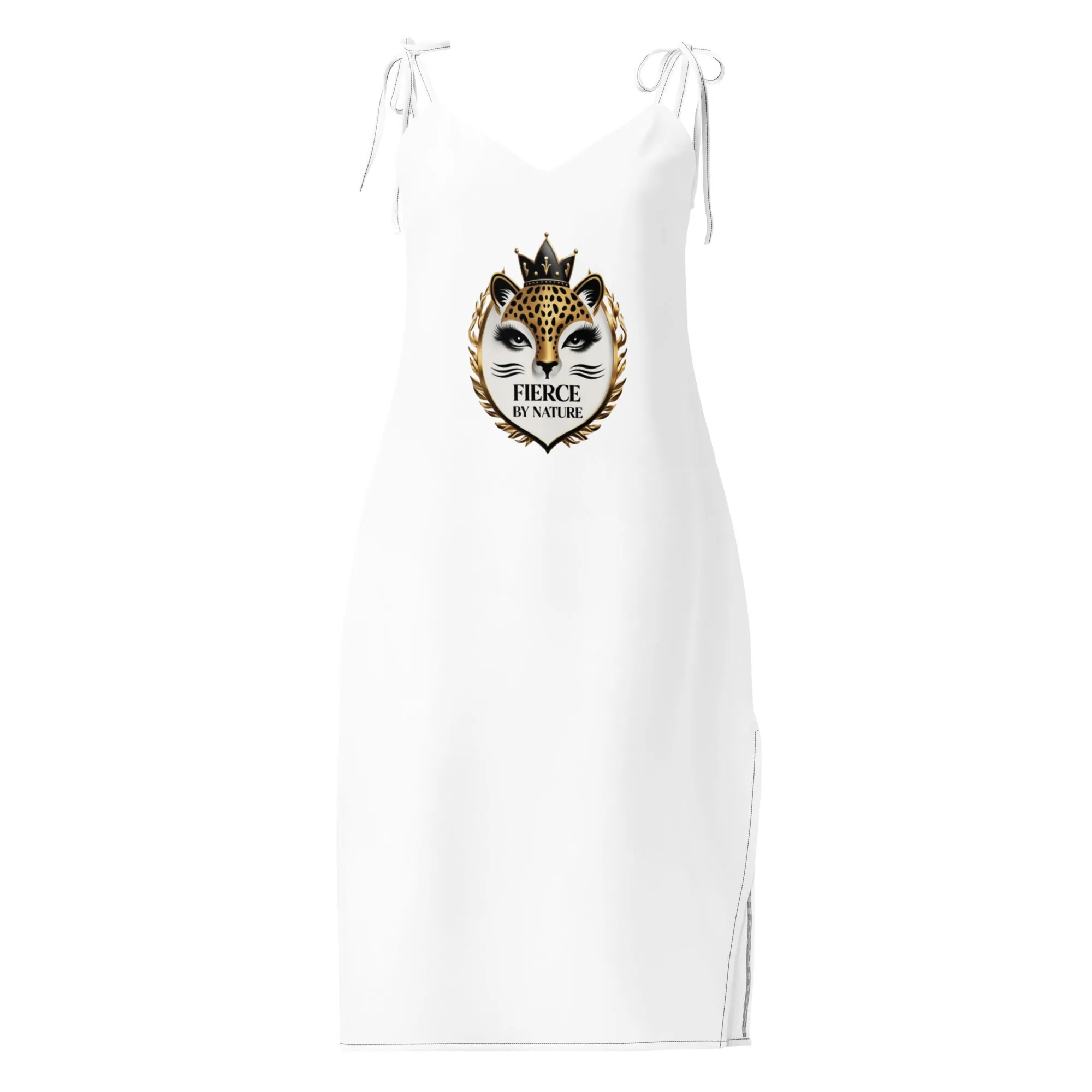 Fierce By Nature Tie Strap Midi Dress from Dyme Squad