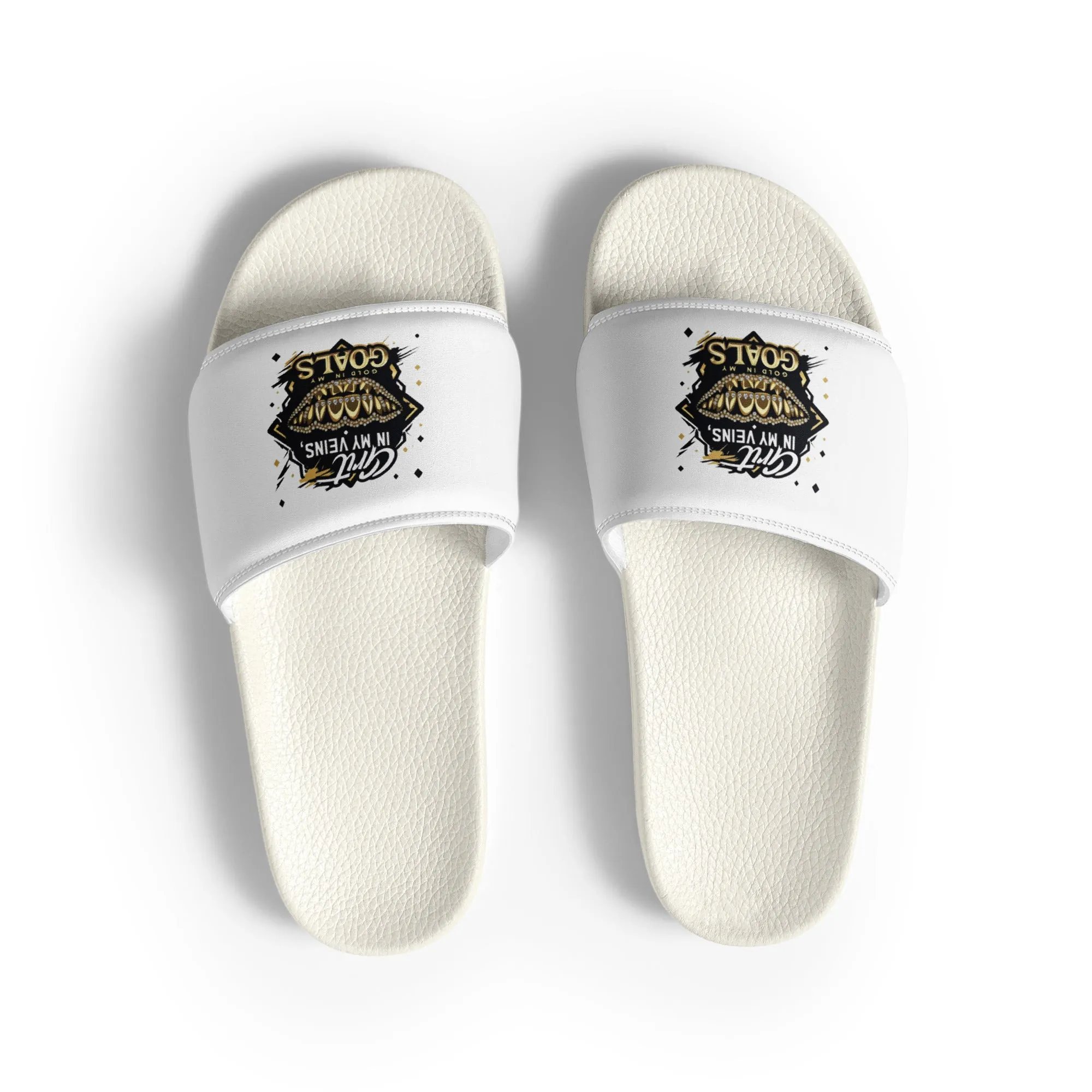 Grit In My Veins Men S Slides from Dyme Squad
