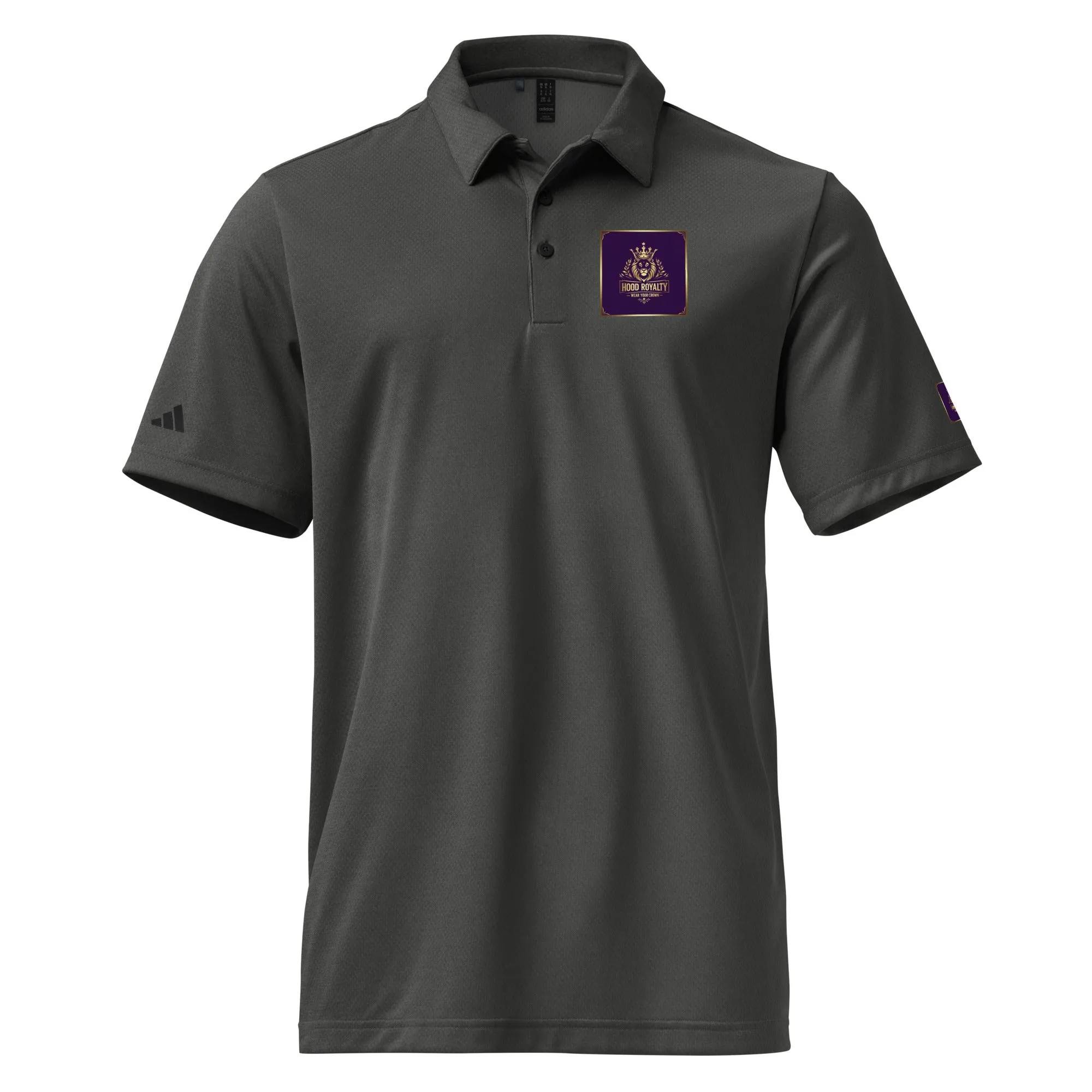 Hood Royalty Adidas Space Dyed Polo from Dyme Squad