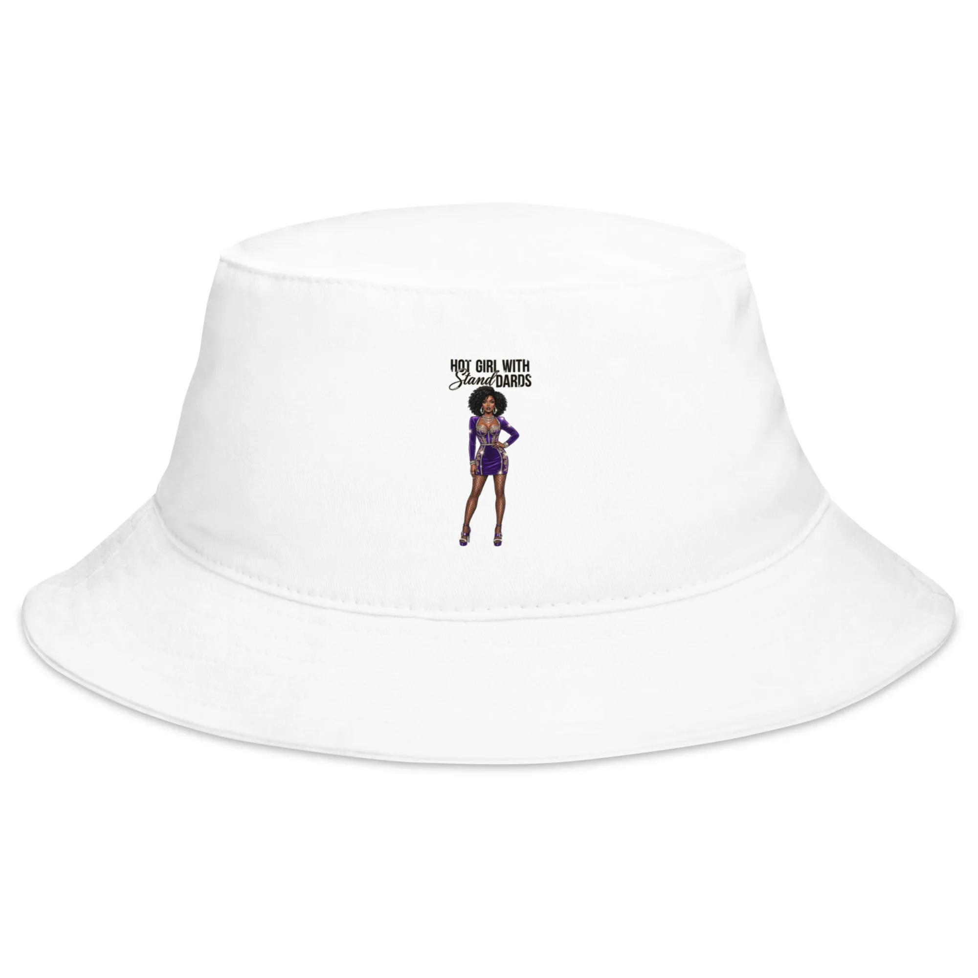 Hot Girl With Standards Bucket Hat from Dyme Squad