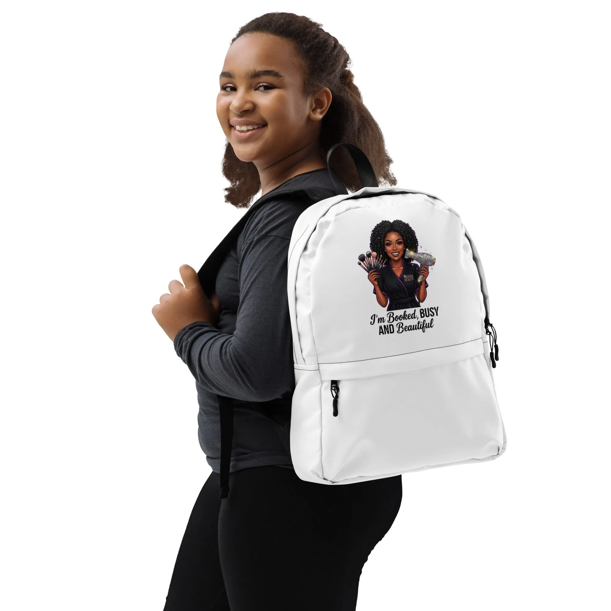 I M Booked Busy And Beautiful Backpack from Dyme Squad