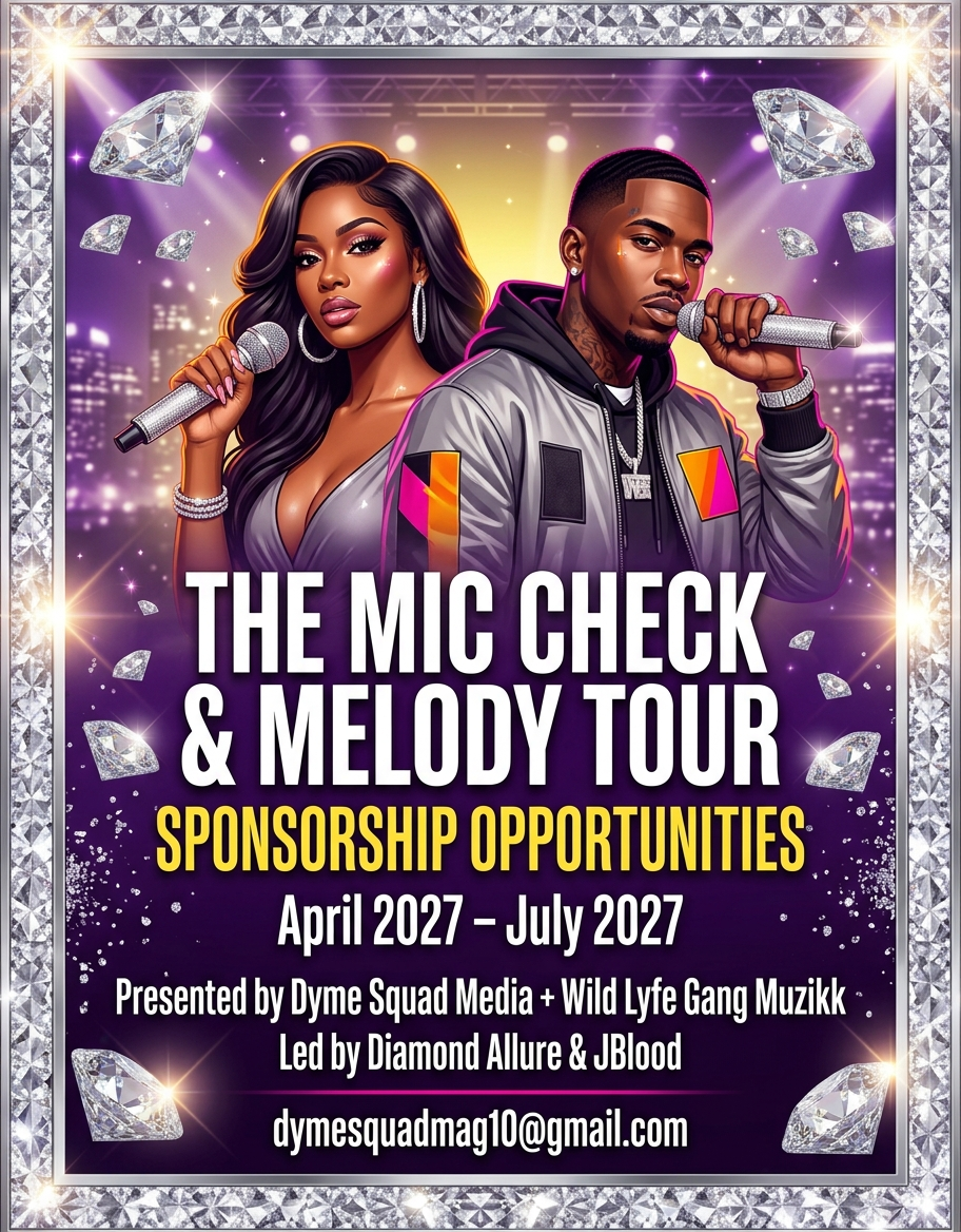 Mic Check Melody Tour Sponsorship from Dyme Squad