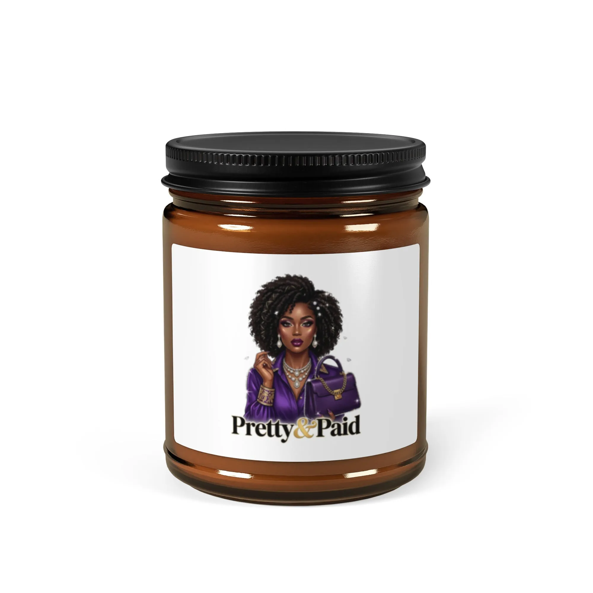 Pretty Paid Amber Jar Soy Candle from Dyme Squad