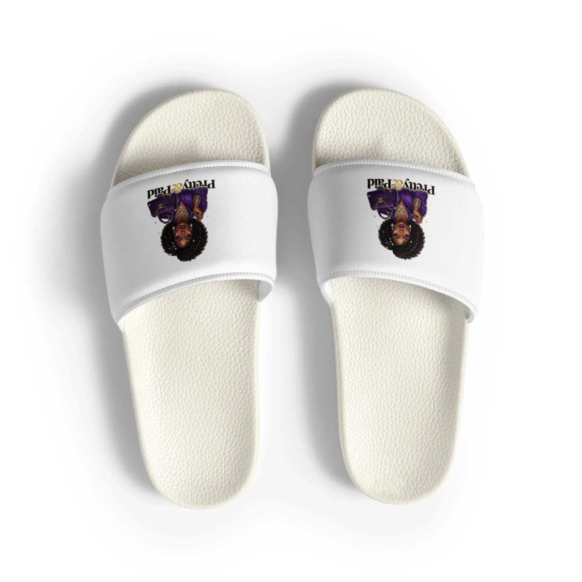 Pretty Paid Women S Slides from Dyme Squad