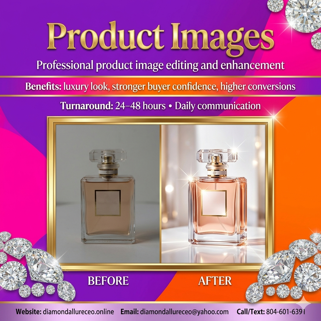 Product Images Editing Enhancement  from Dyme Squad