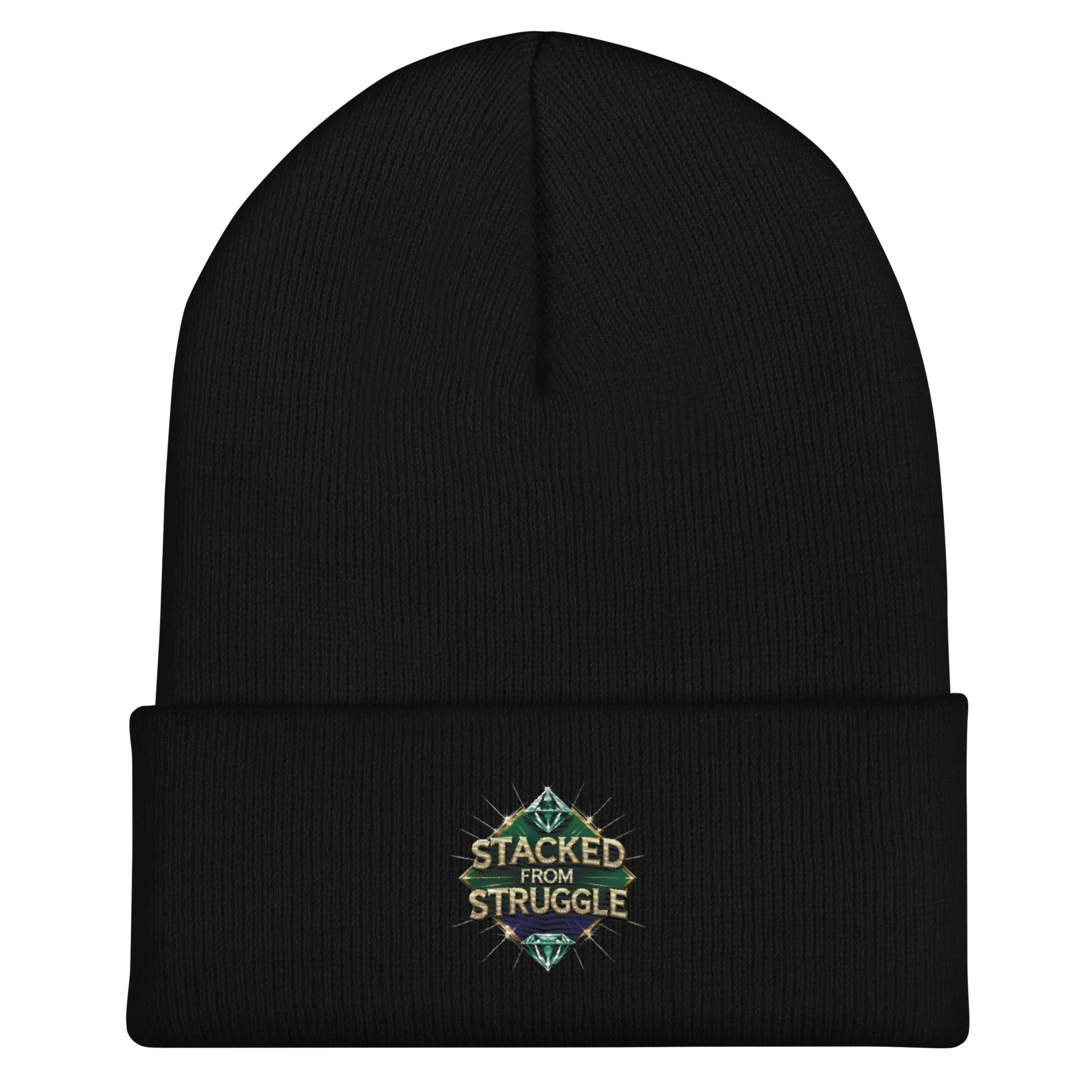 Stacked From Struggle D2 Cuffed Beanie from Dyme Squad