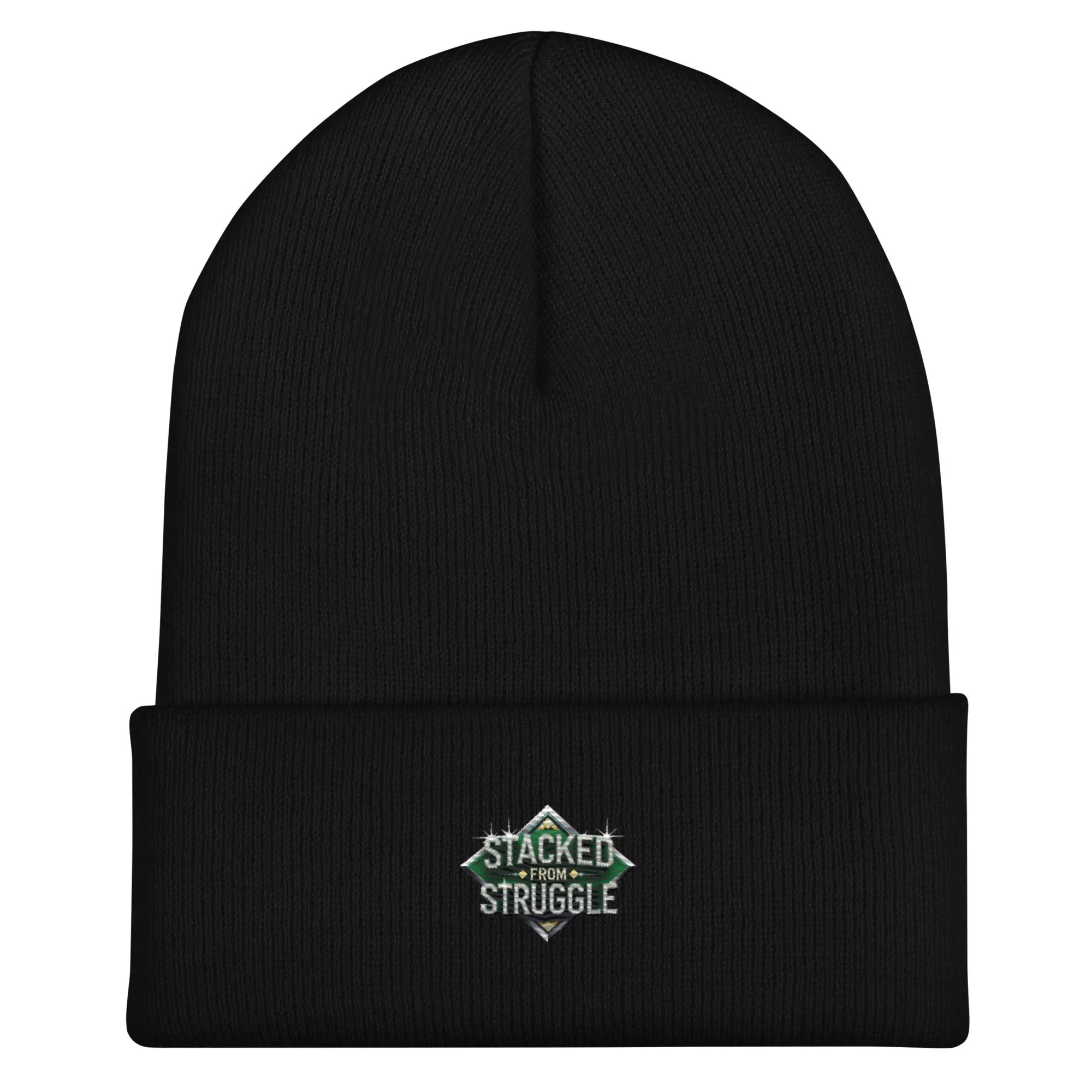 Stacked From Struggle D3 Cuffed Beanie from Dyme Squad