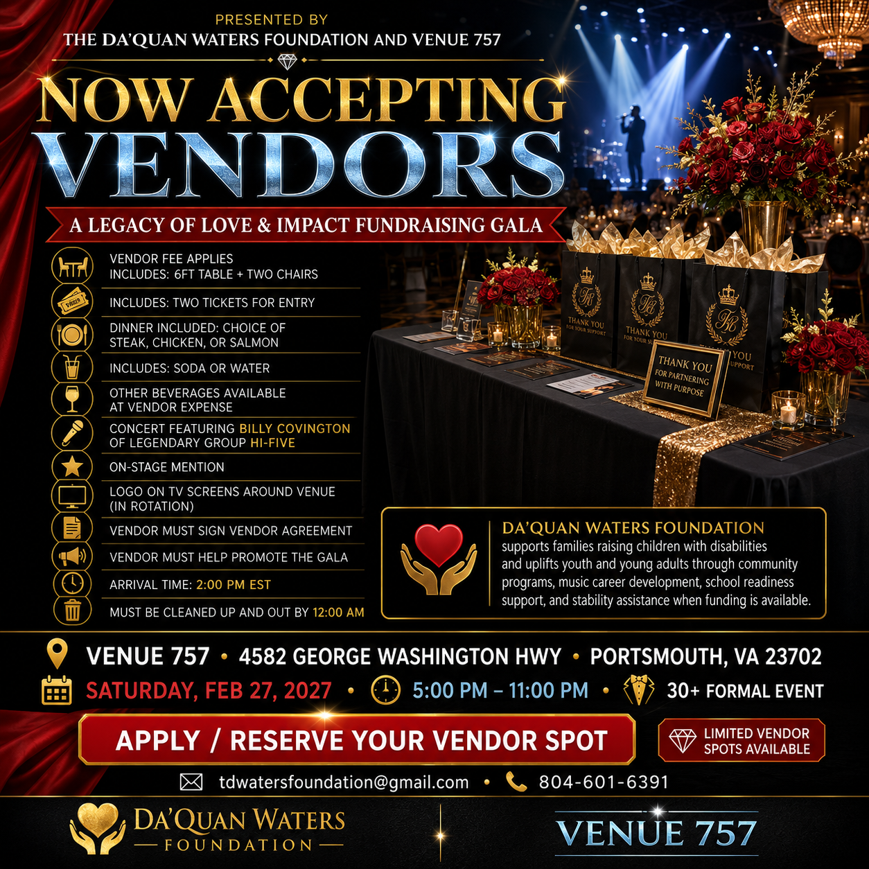 Vendor For Legacy Of Love Impact Gala from Dyme Squad