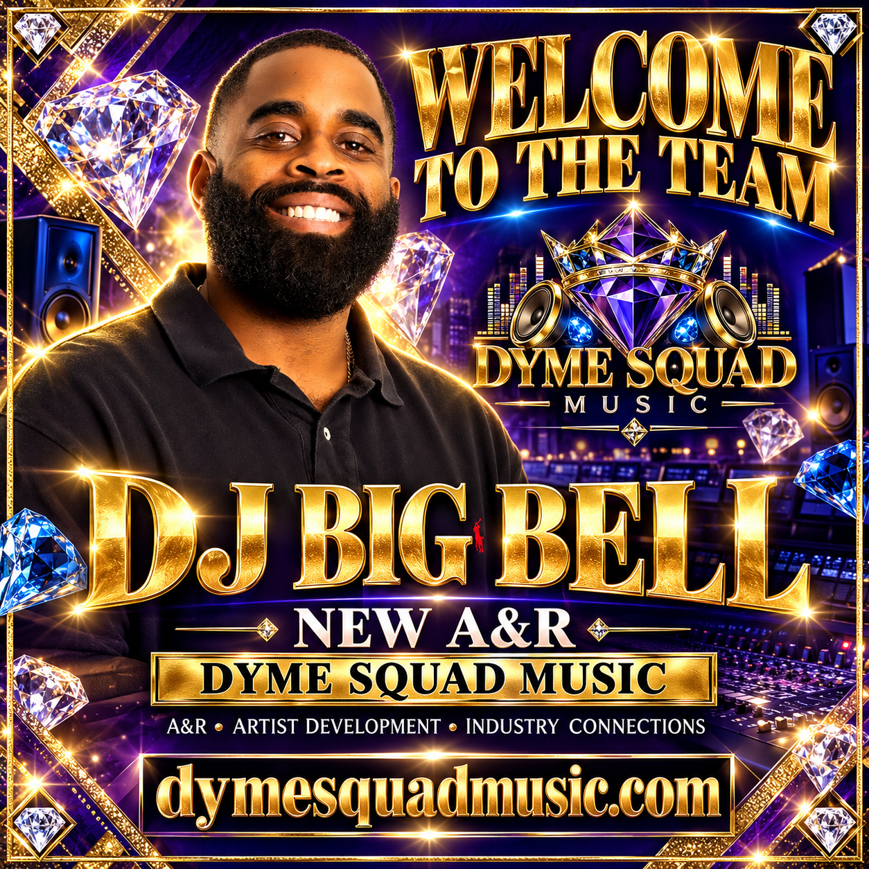 Bigg Bell Da Kidd, A&R at Dyme Squad Music