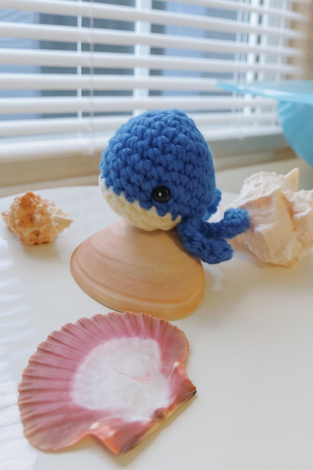 Whale Amigurumi Crochet Pattern: Beginner-Friendly Keychain (PDF Download)