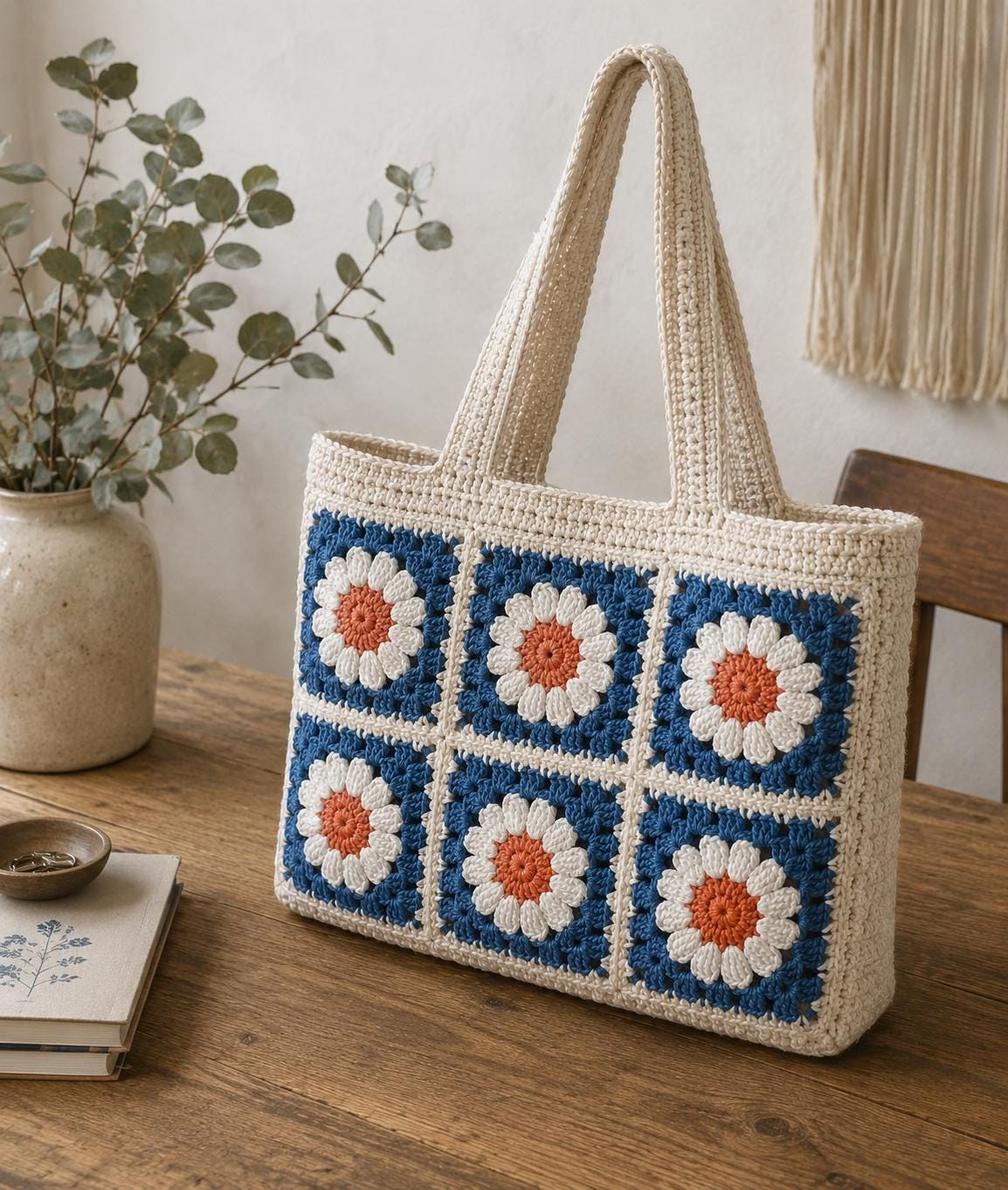 Daisy Flower Granny Square, view 4