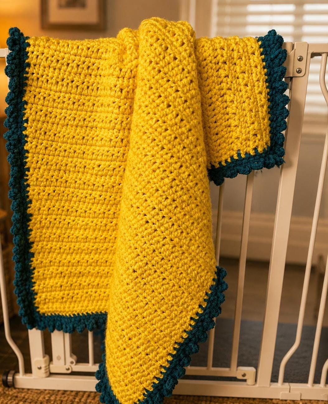 Chunky Crochet Blanket Pattern, view 3
