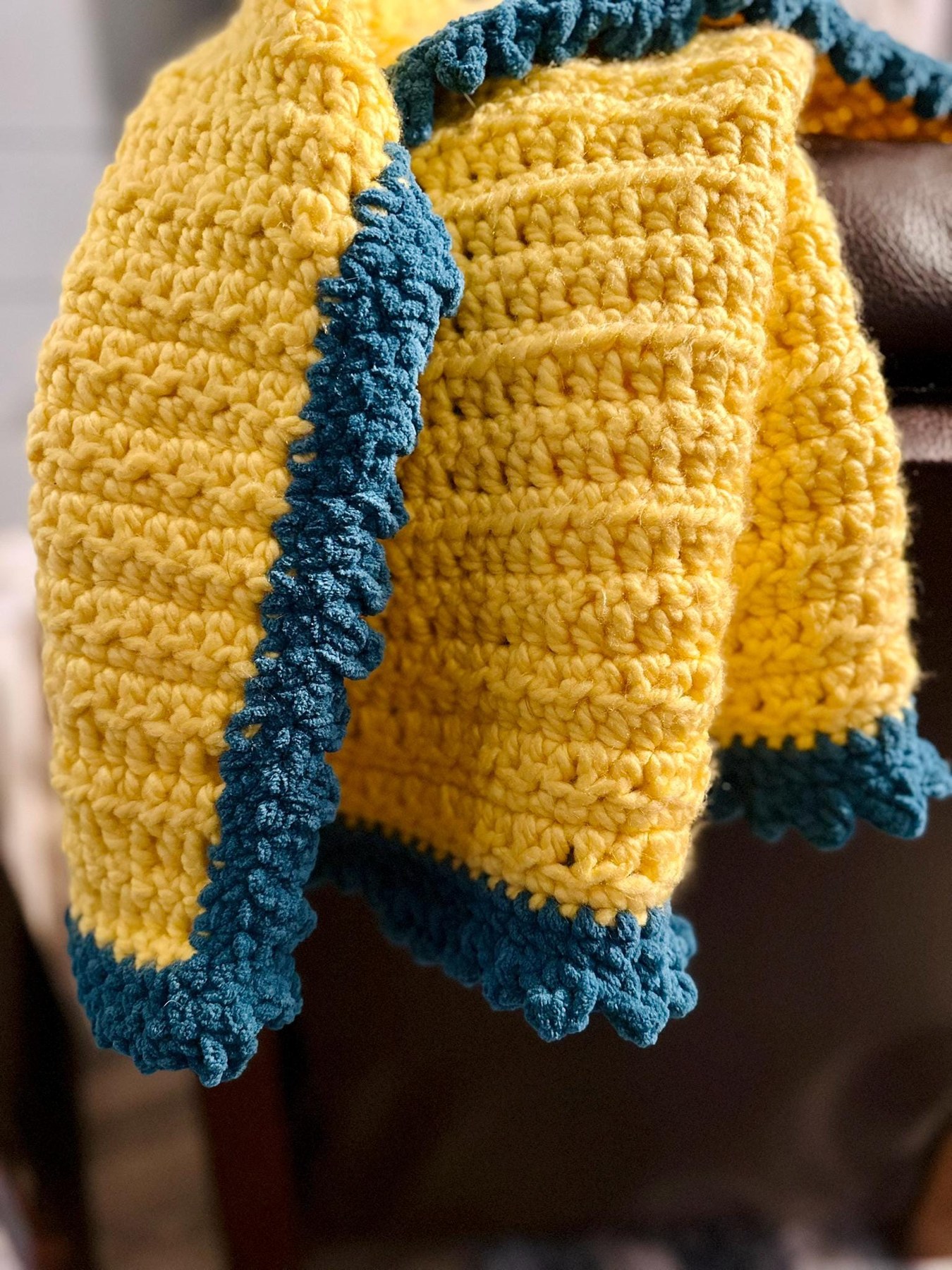 Chunky Crochet Blanket Pattern, view 5