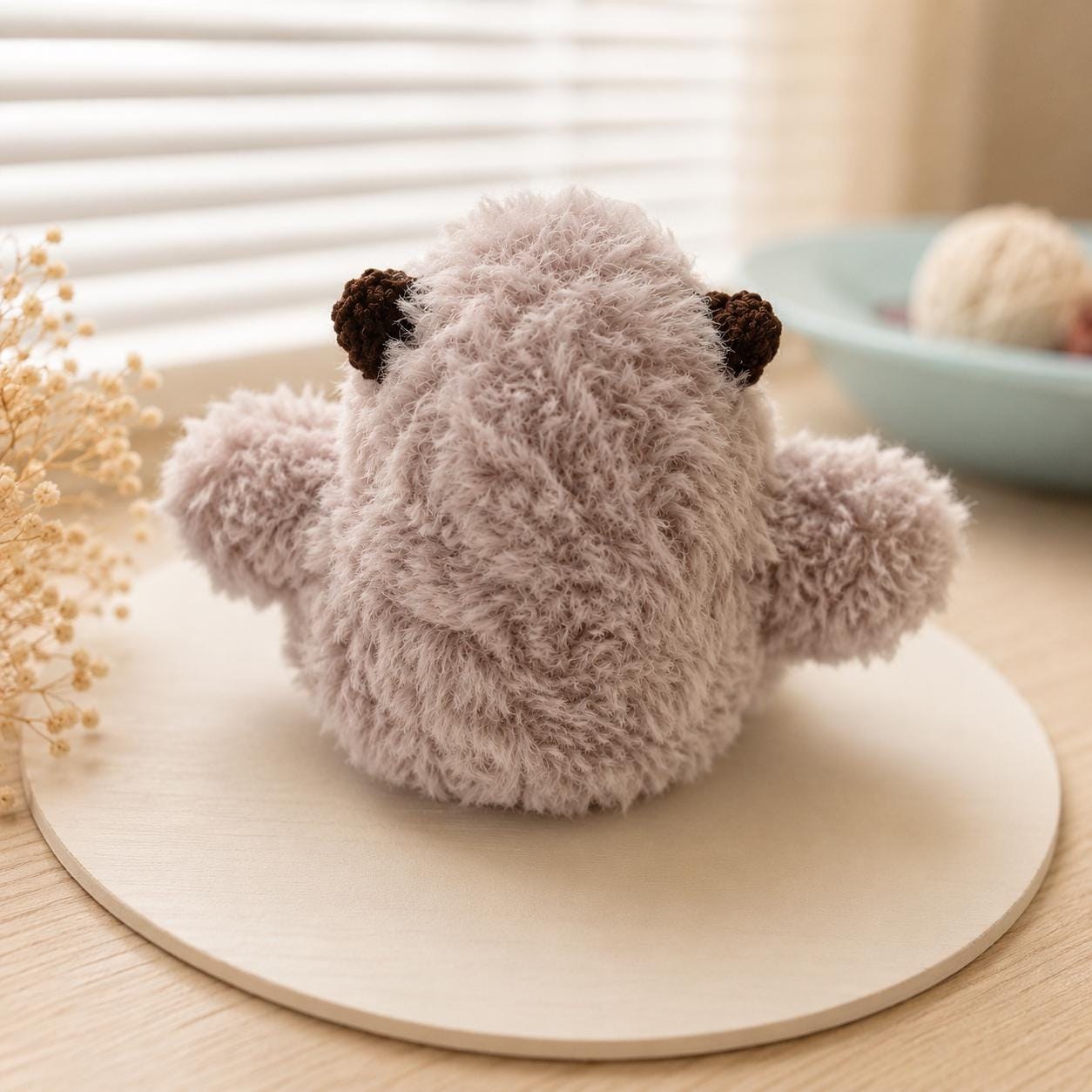 Fluffy Yeti Amigurumi, view 6