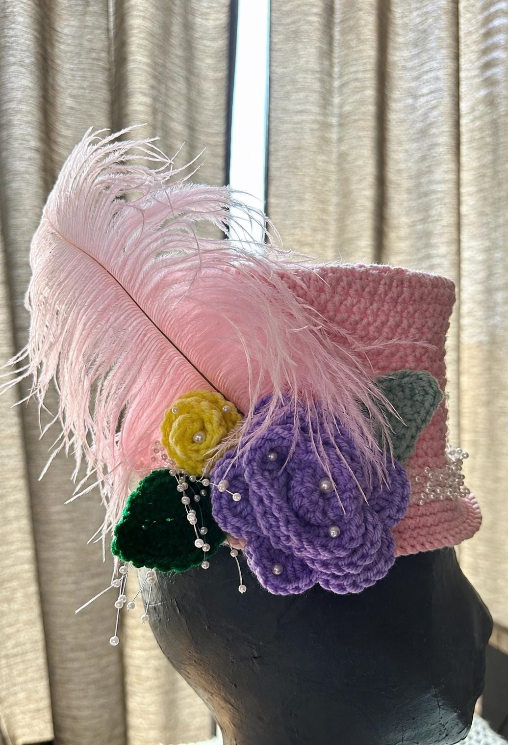 Crochet Victorian Steampunk Hat Base Pattern, view 7