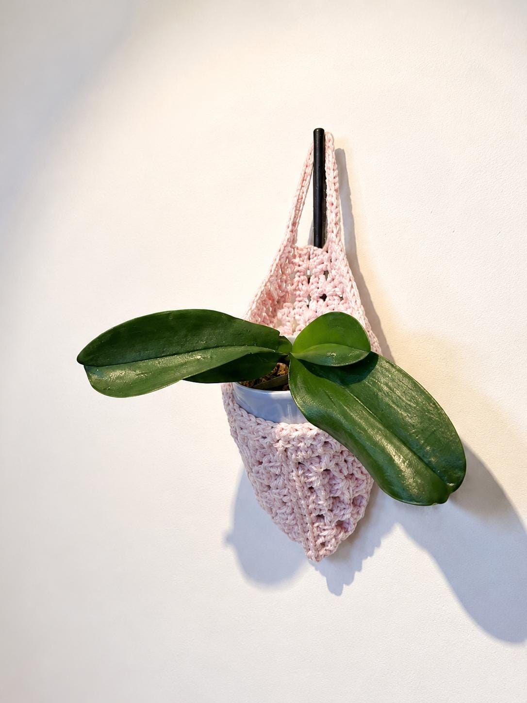 Crochet Hanging Plant Holder Pattern, view 4