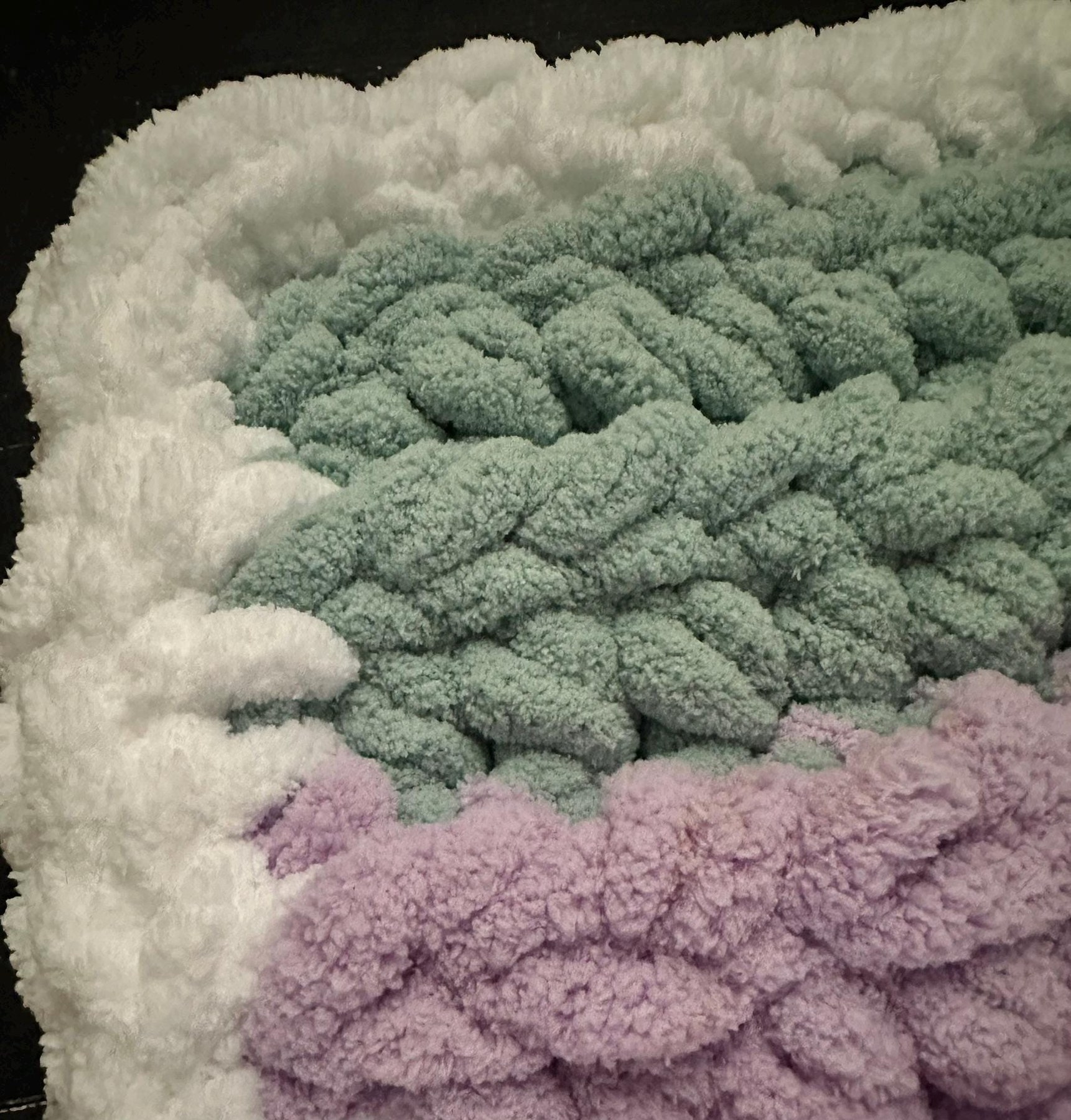 Crochet Fluffy Floor Mat Pattern, view 8