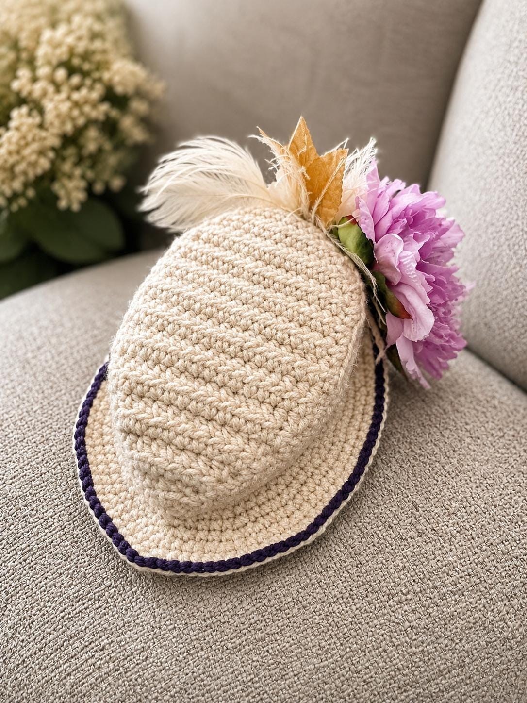 Victorian Teardrop Hat, view 4