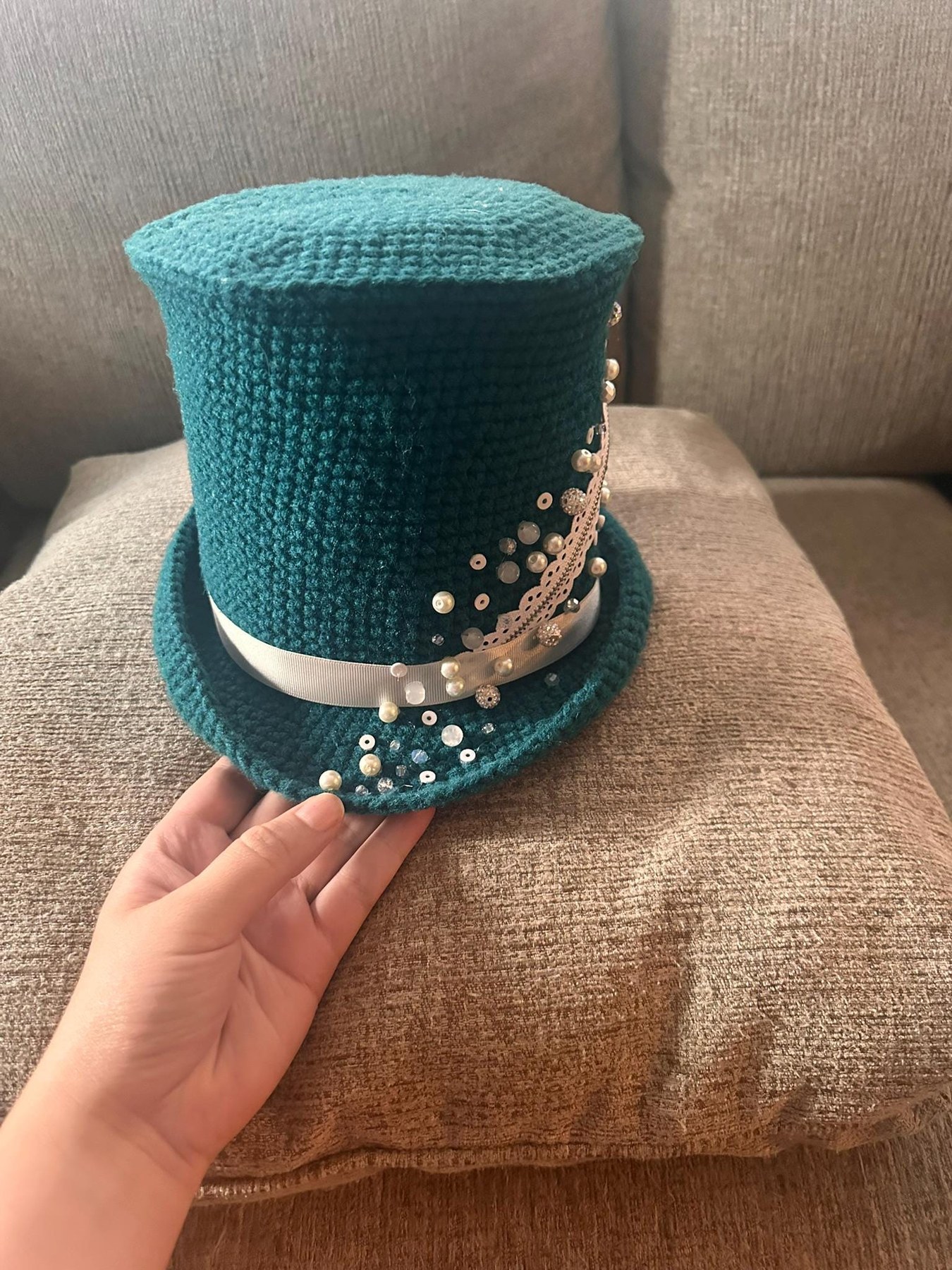 Victorian Top Hat Crochet Pattern PDF |Steampunk Cosplay Hat |Edwardian Crochet Hat Pattern