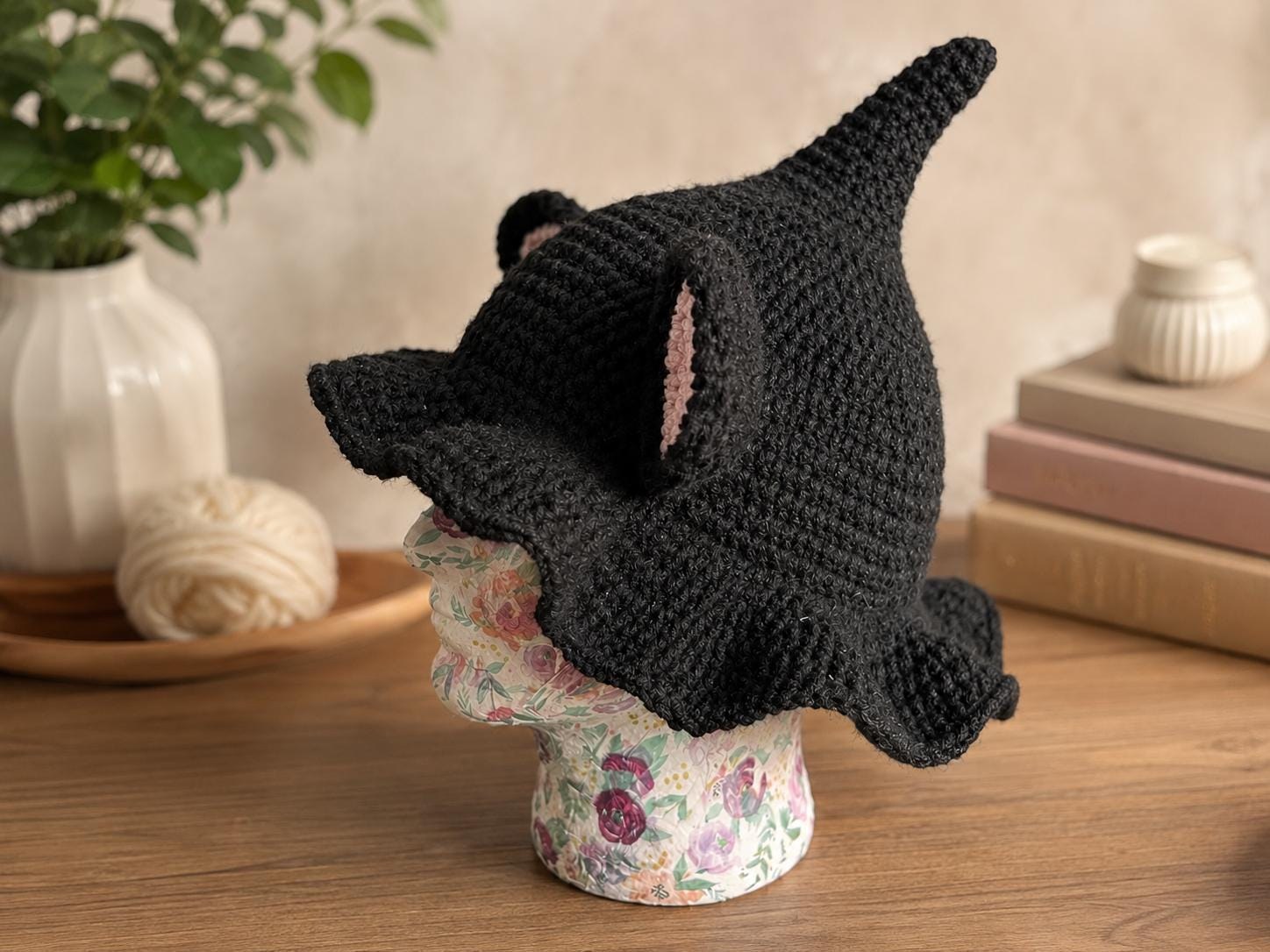 Fantasy Cat Witch Hat, view 2