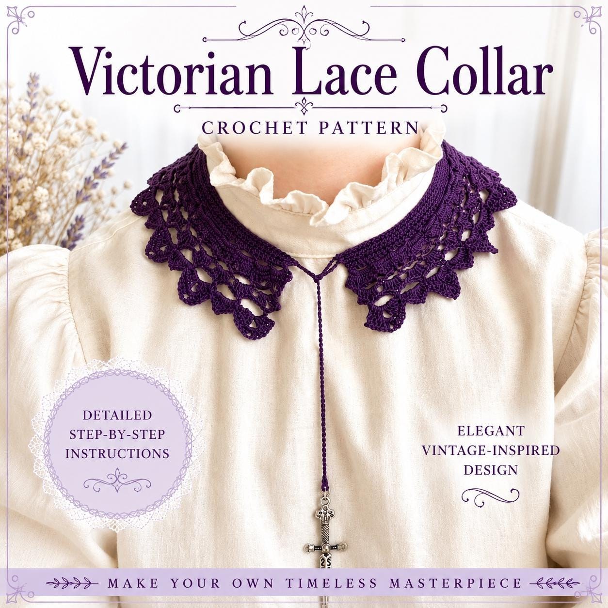 Victorian Lace Collar, view 4