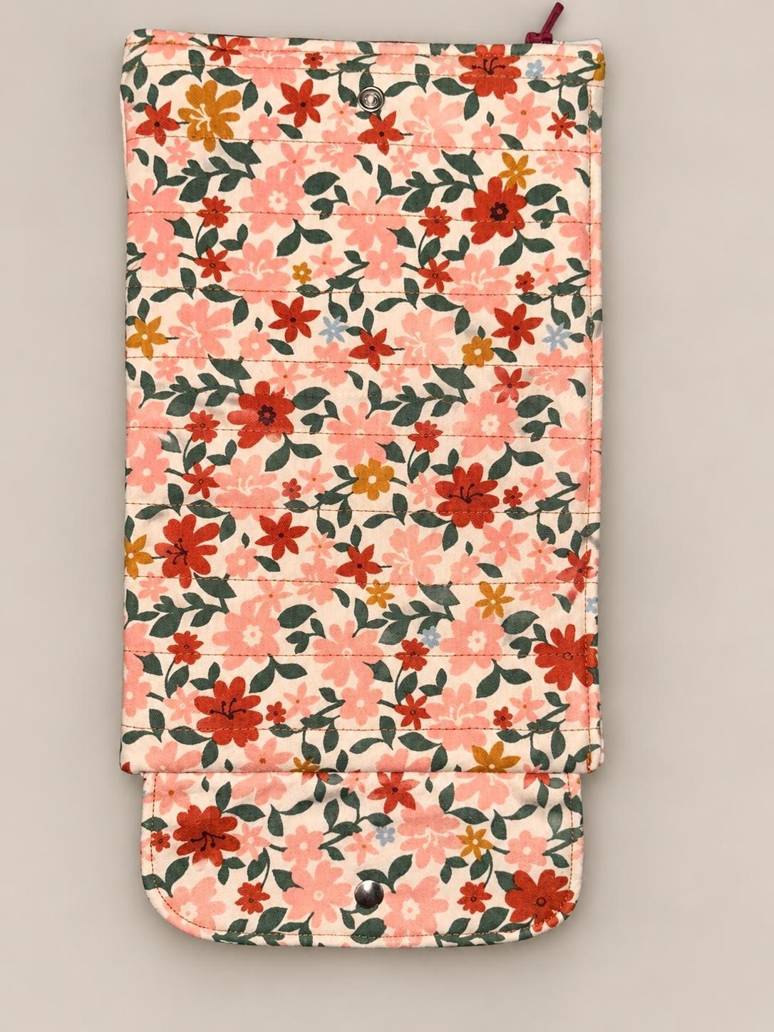Quilted Floral Crochet Hook Case, view 8