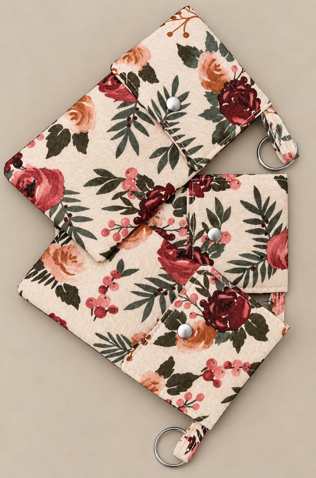 Floral Snap Pouch, view 10