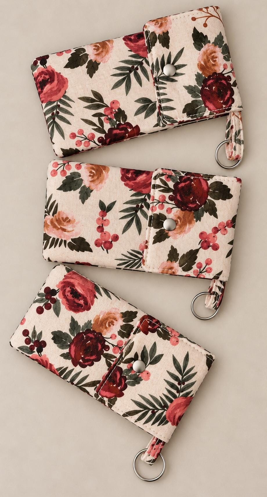 Floral Snap Pouch, view 11