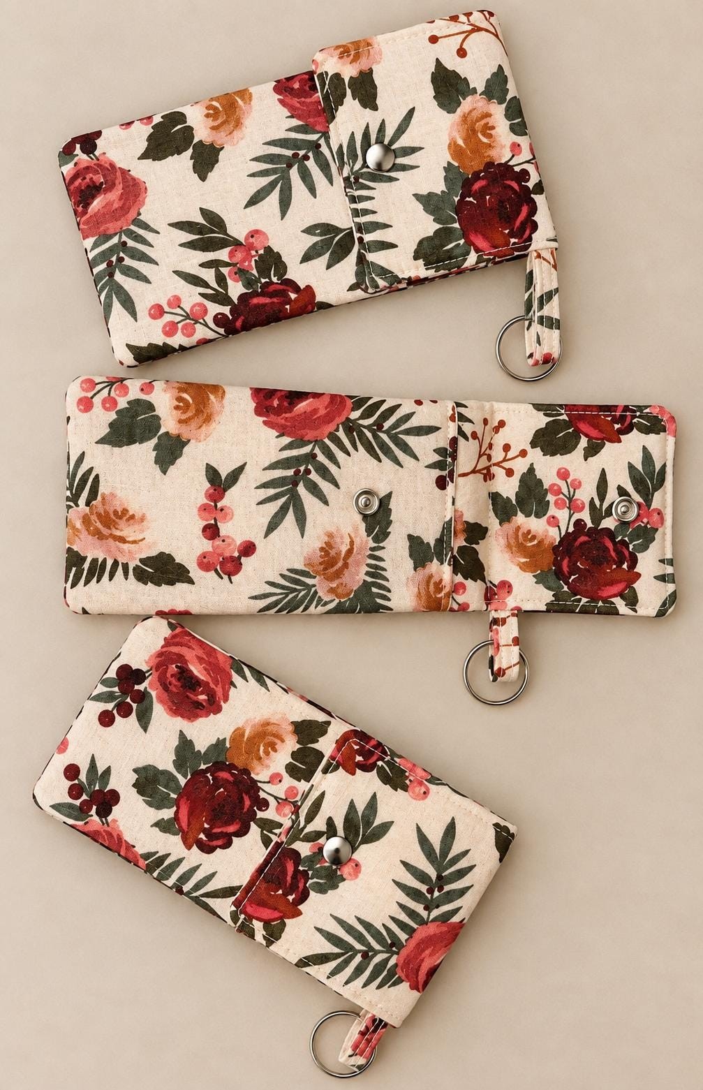 Floral Snap Pouch, view 13