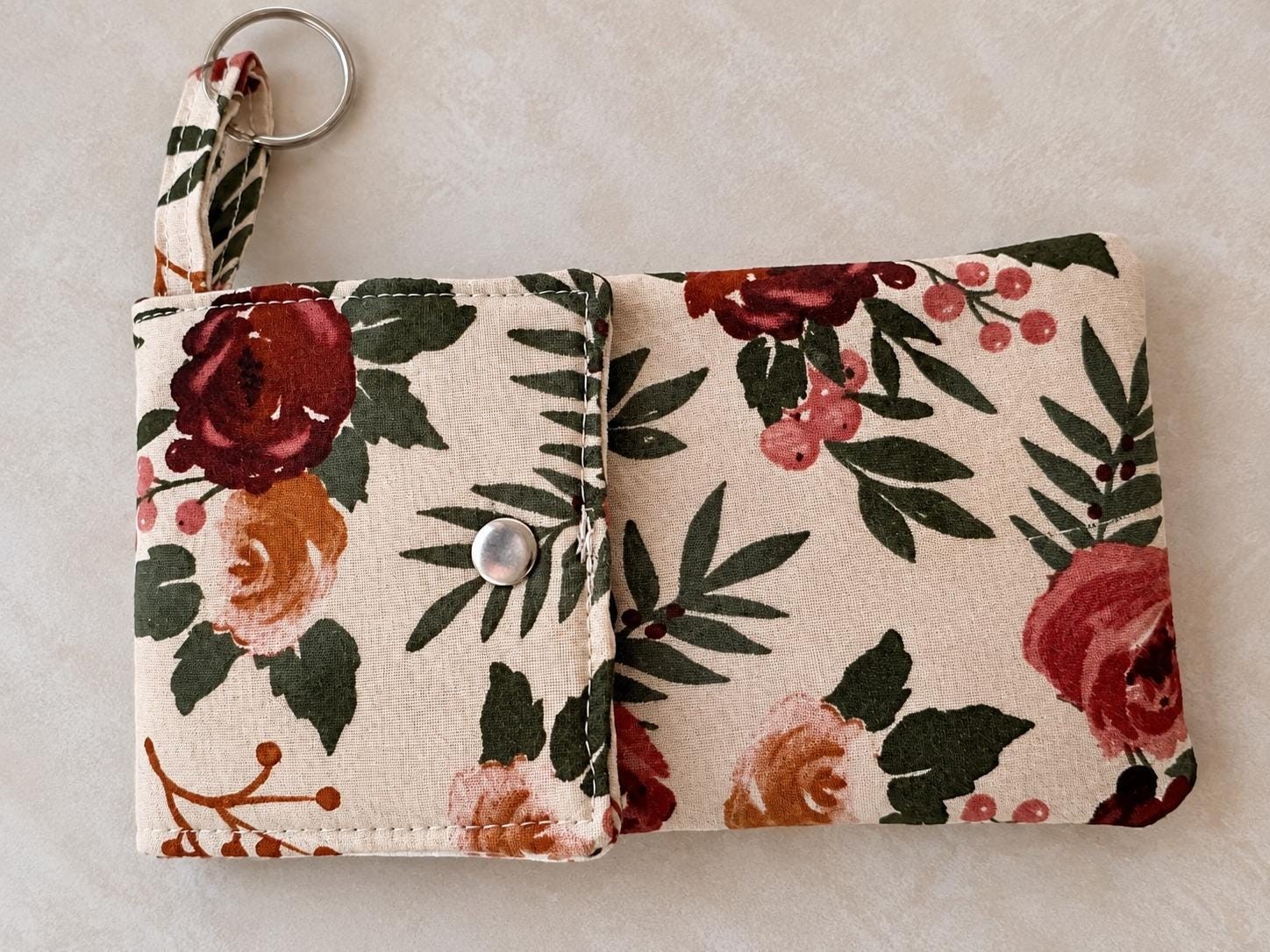 Floral Snap Pouch, view 2
