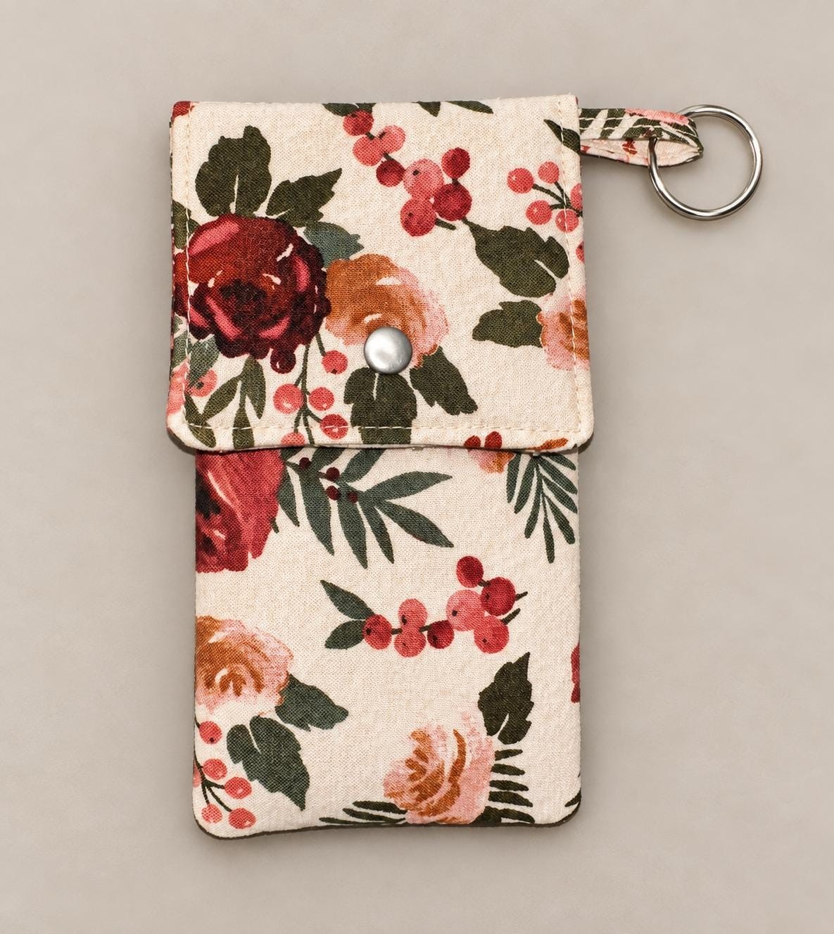 Floral Snap Pouch, view 5