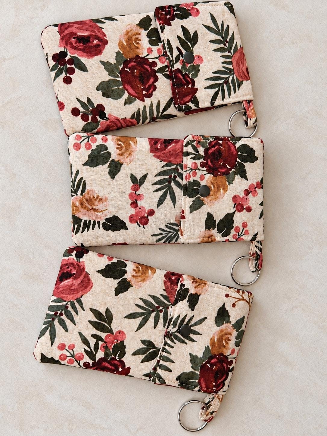Floral Snap Pouch, view 7
