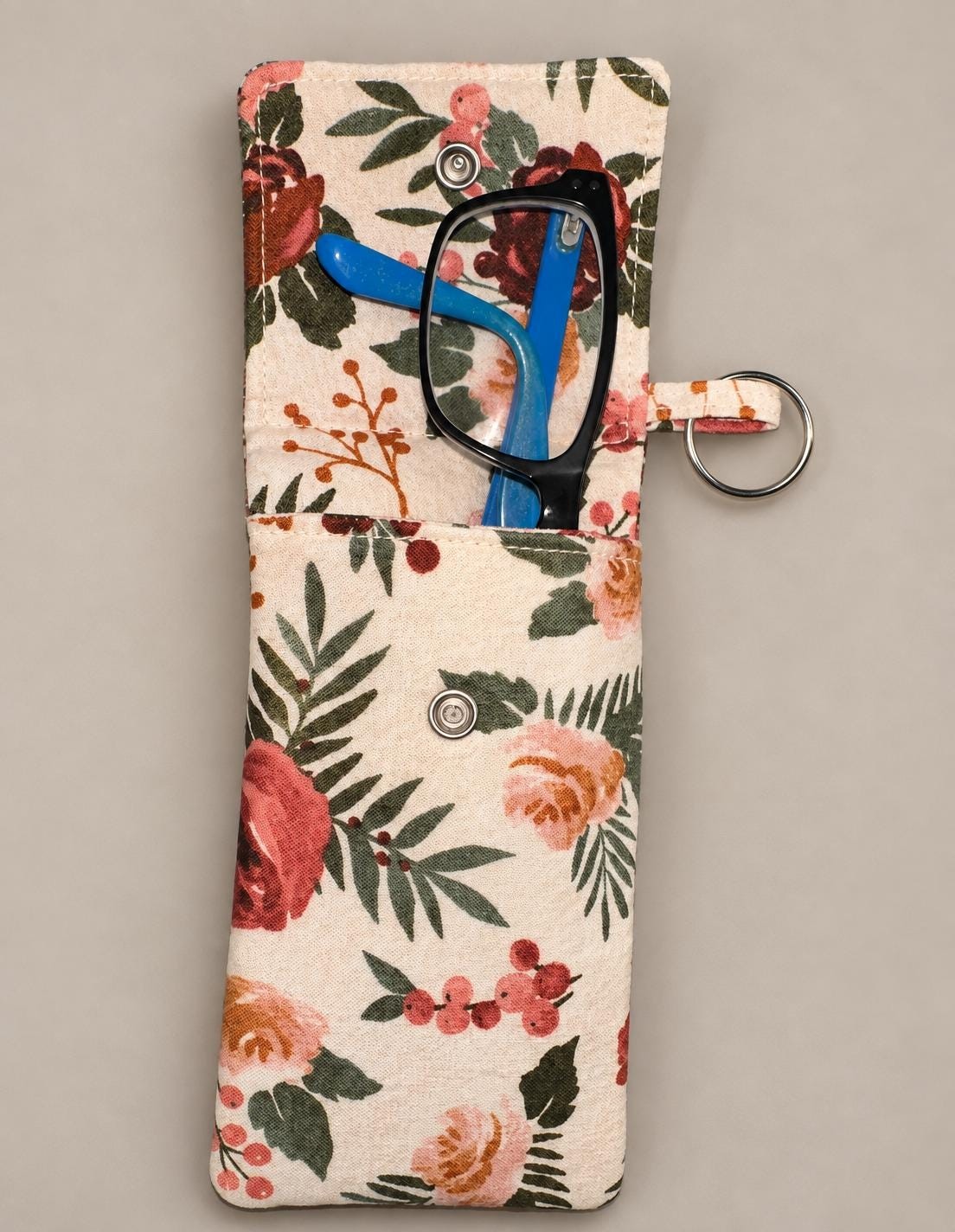 Floral Snap Pouch, view 9