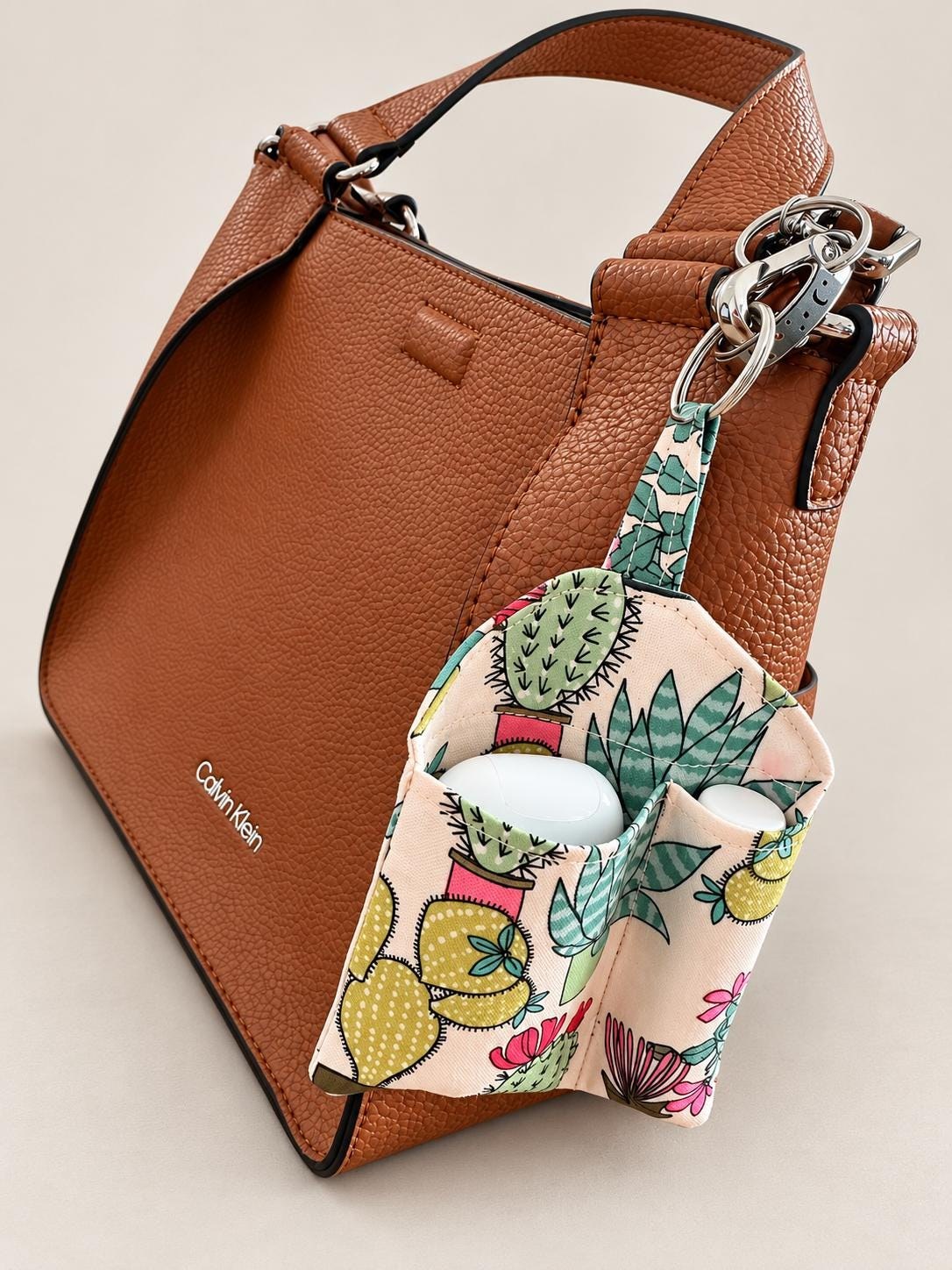 2-in-1 Sanitizer & Lip Balm Holder Pattern, view 2