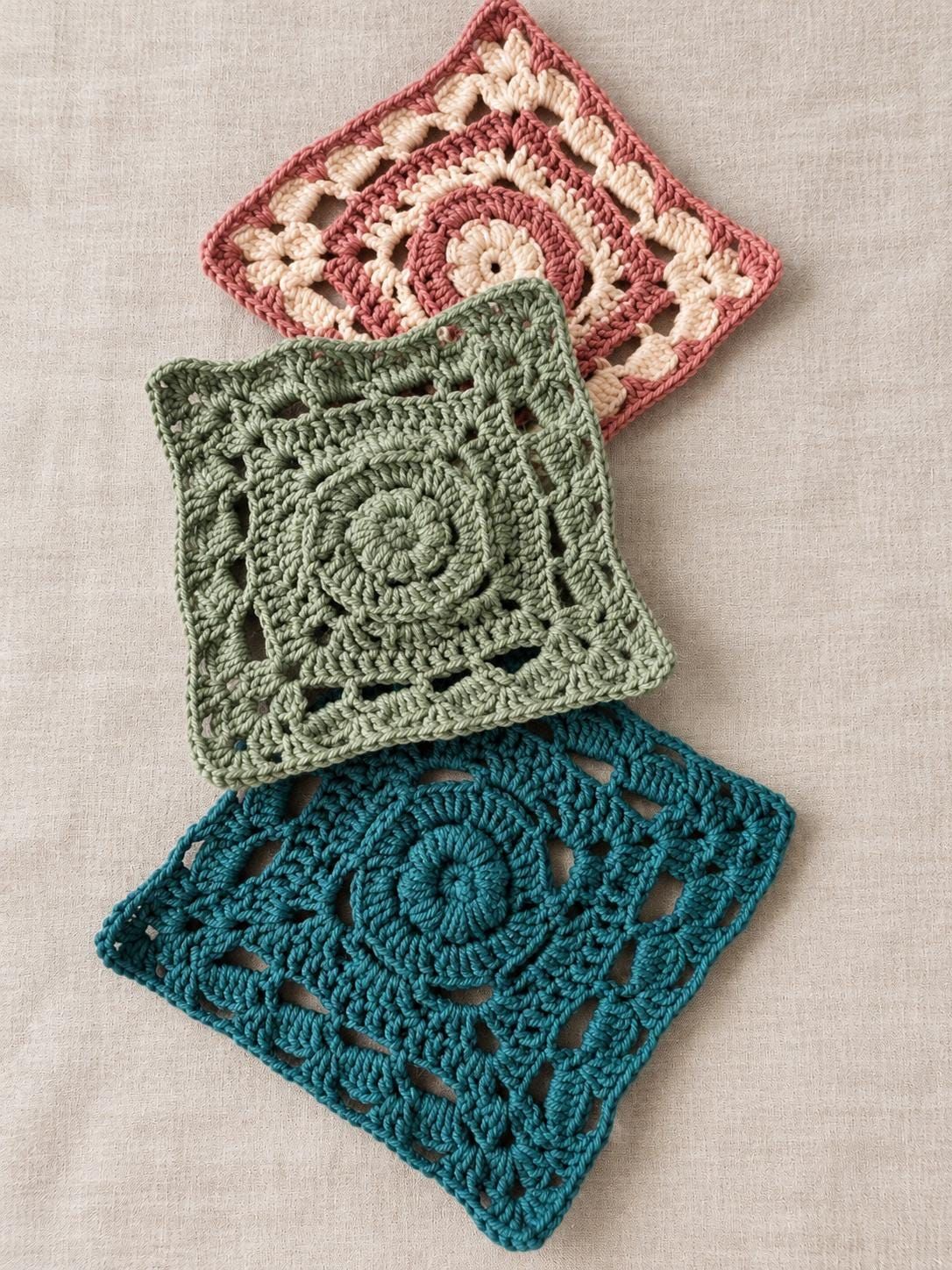 Heirloom Bloom Floral Granny Square | Vintage Lace Crochet PDF Pattern