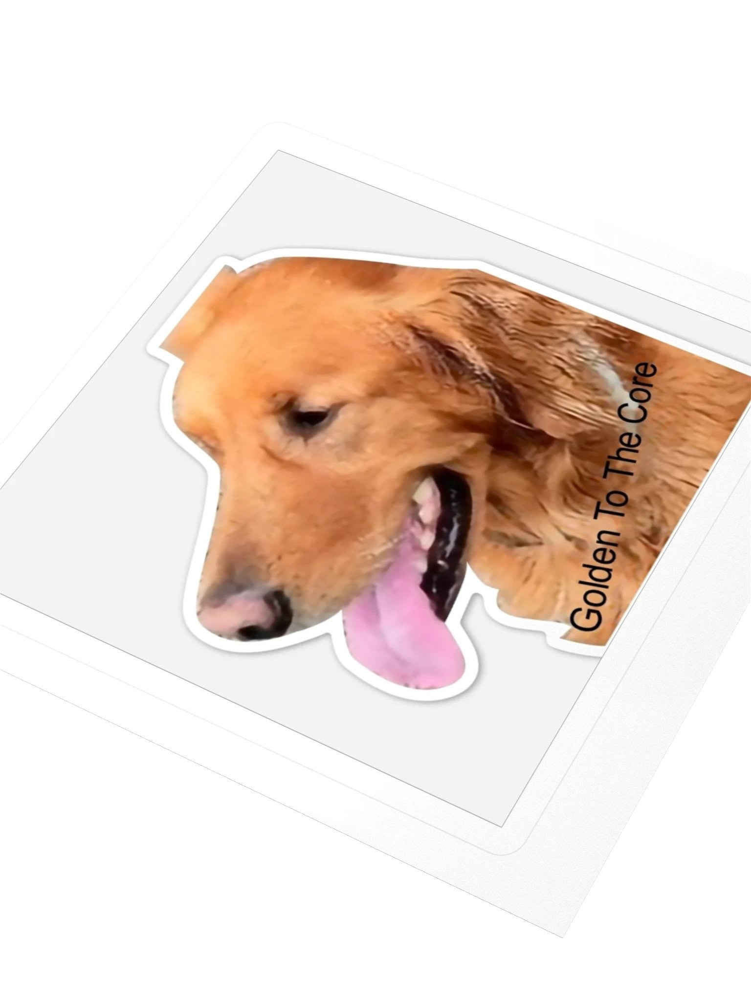 Golden To The Core Sticker product view