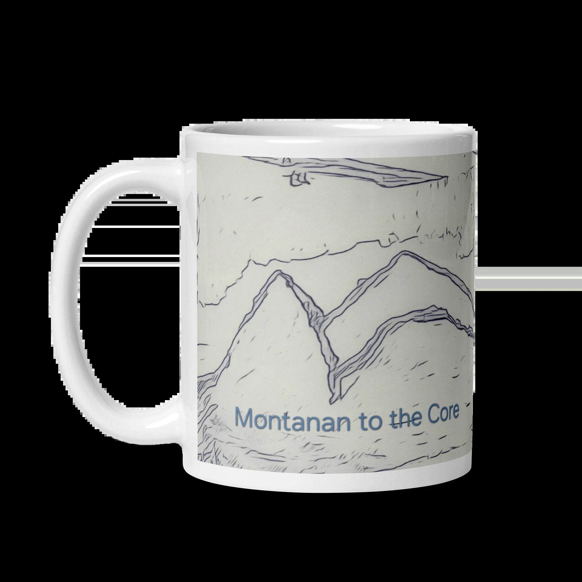Montanan to the Core Mountain Mug product view