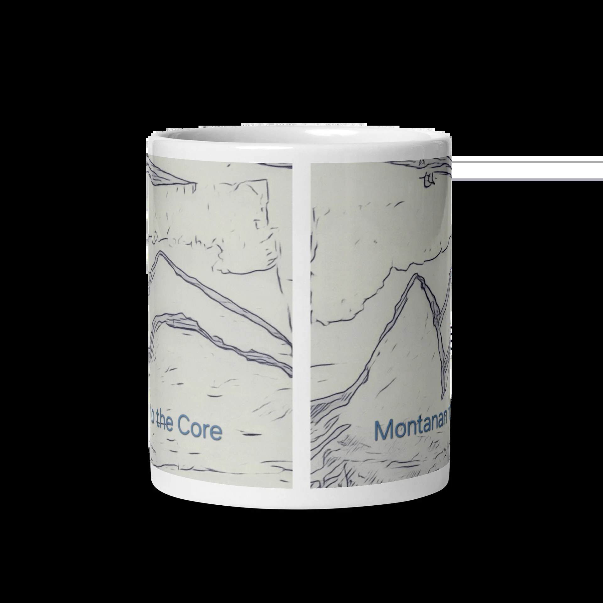 Montanan to the Core Mountain Mug product view