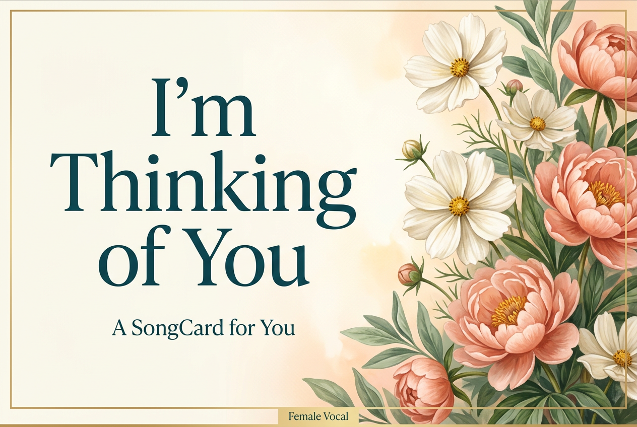 I'm Thinking Of You (female vocal) cover artwork