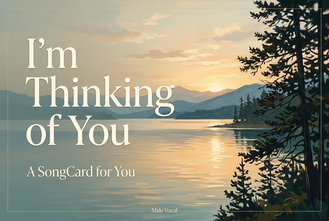 Thinking Of You (male vocal) cover artwork