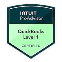 QuickBooks Level 1 certification