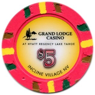 Grand Lodge Casino $5 chip