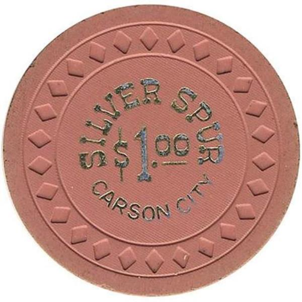 One-dollar Silver Spur casino chip from Carson City