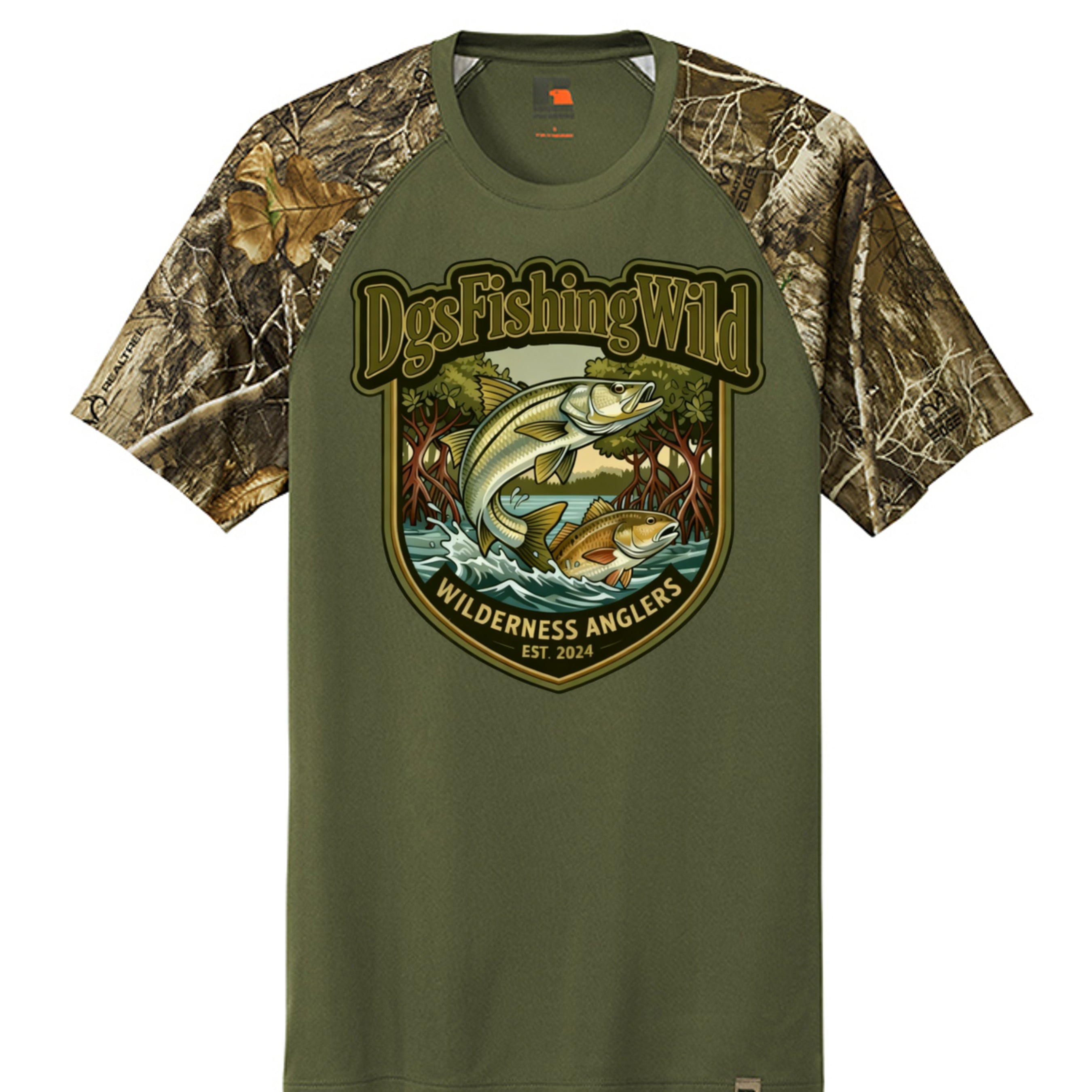 DGS Fishing Wild Realtree® Colorblock Performance Tee – Women's