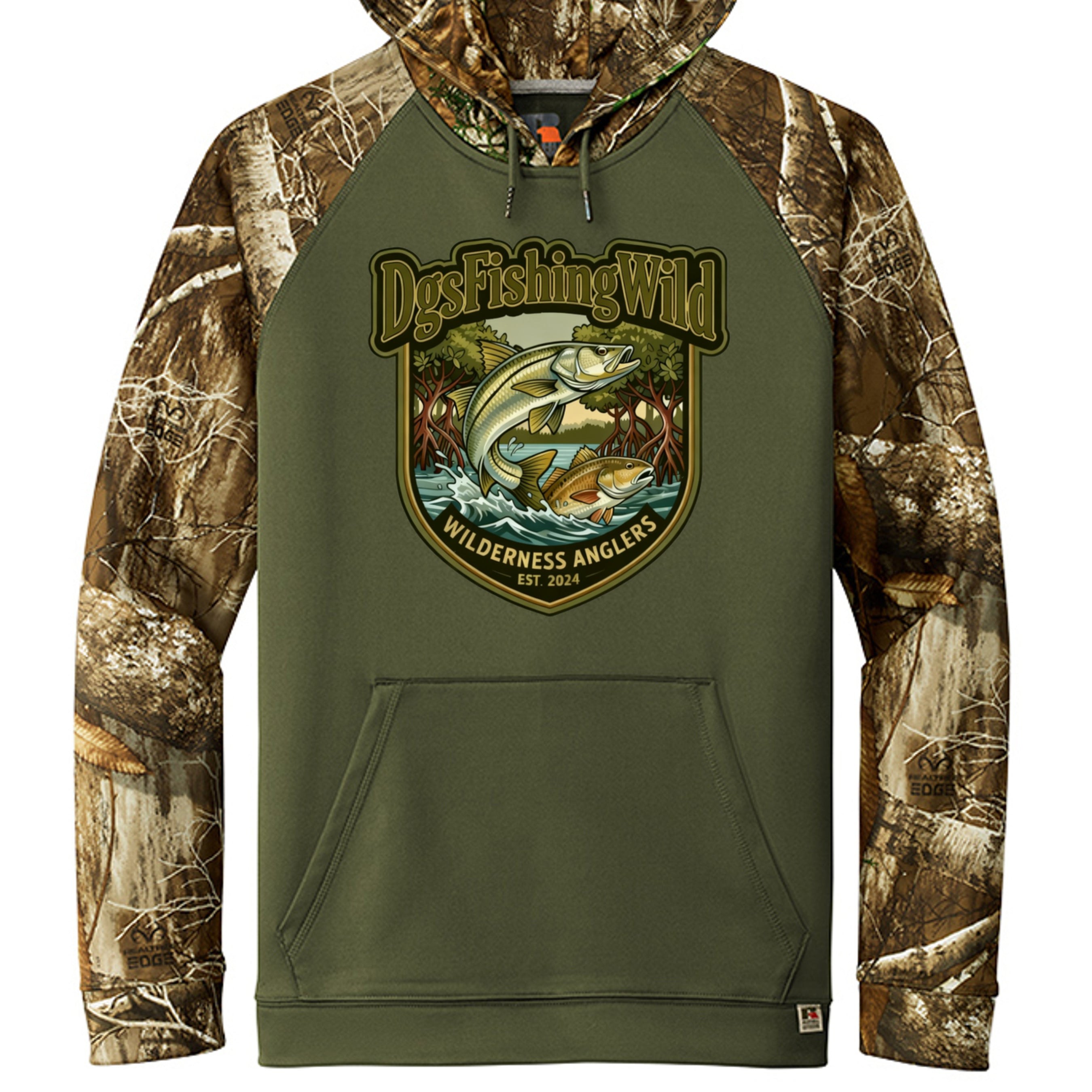 Dgs Fishing Wild Realtree® Performance Colorblock Pullover Hoodie