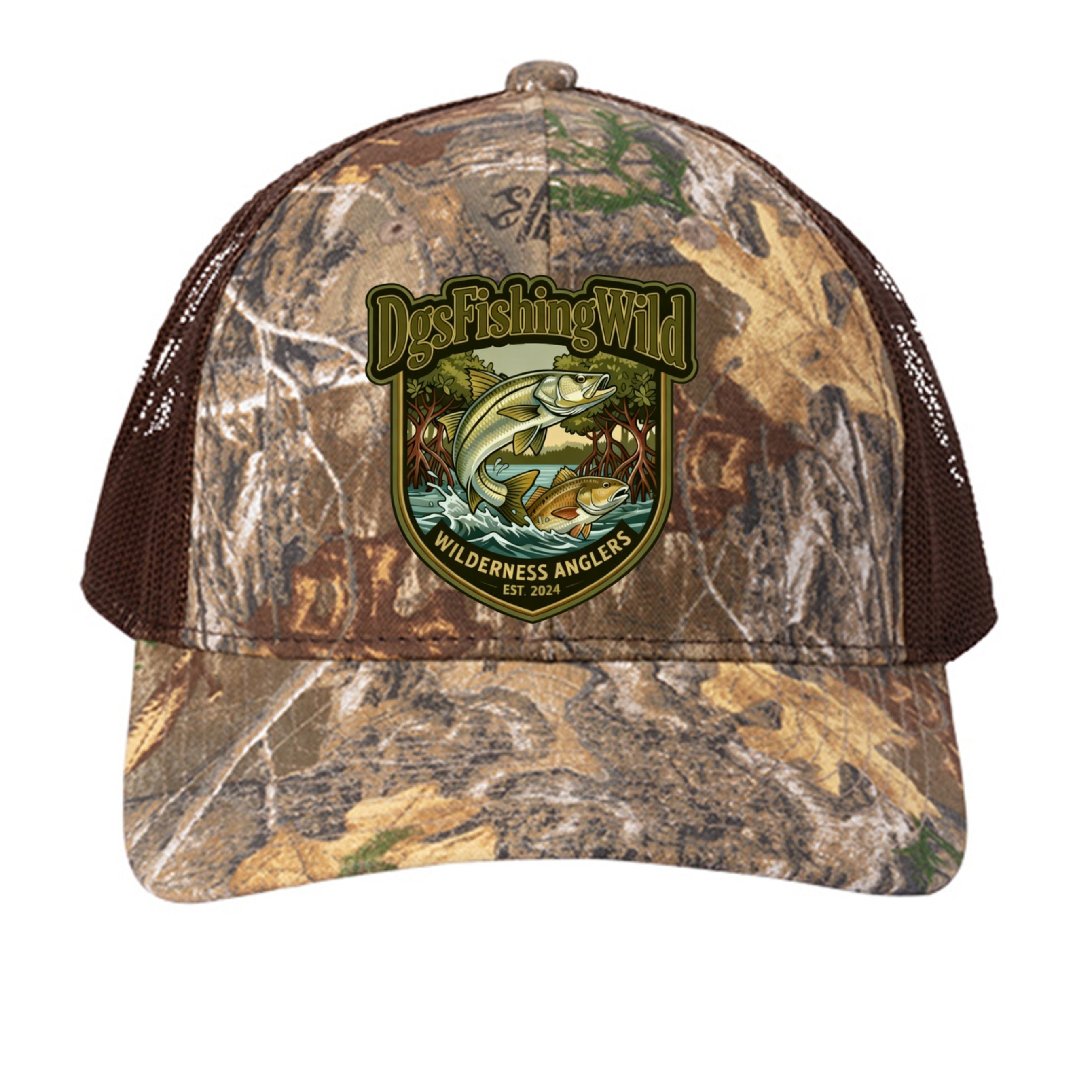 DGS Fishing Wild Realtree® Camo Snapback Trucker Cap